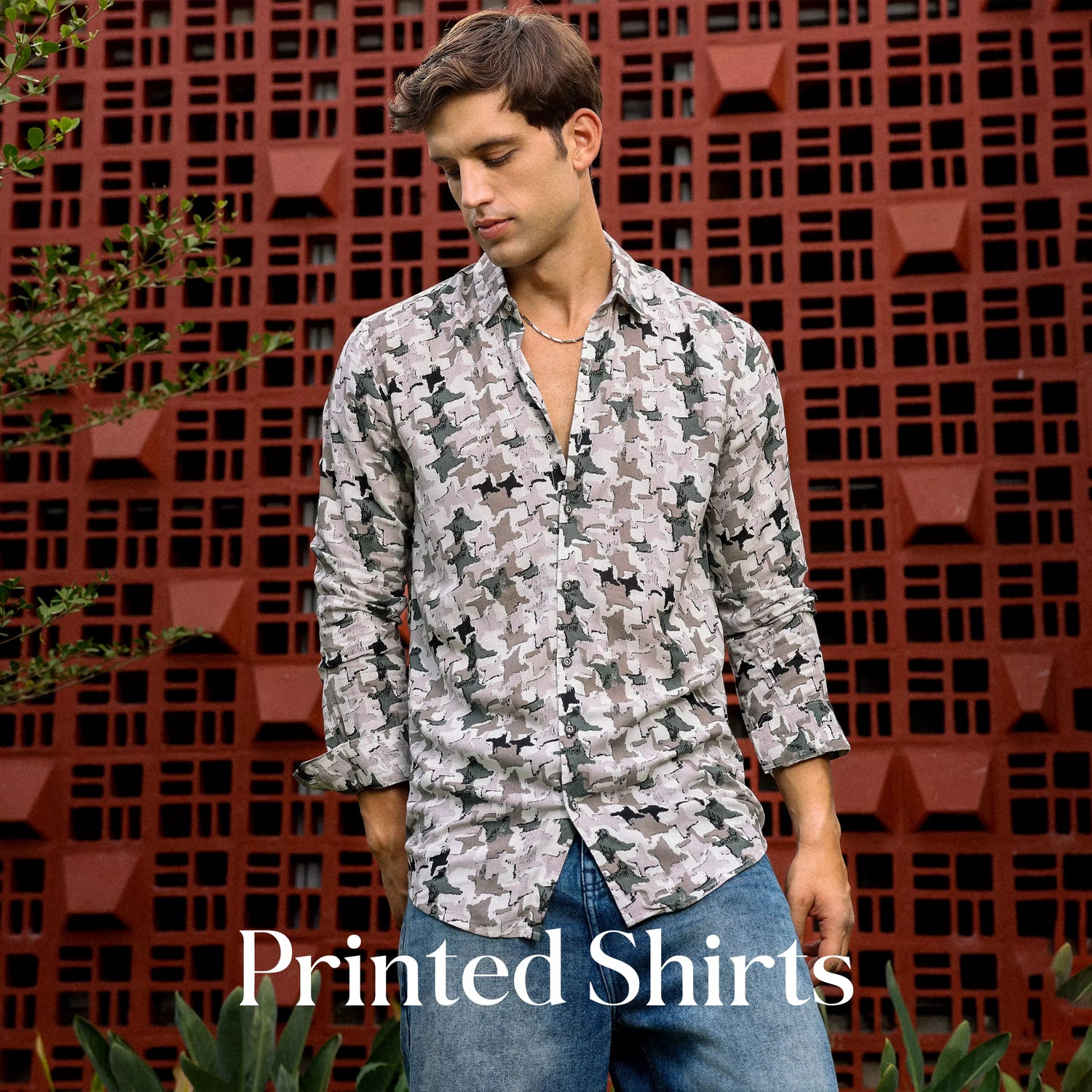 Mens Printed Shirt