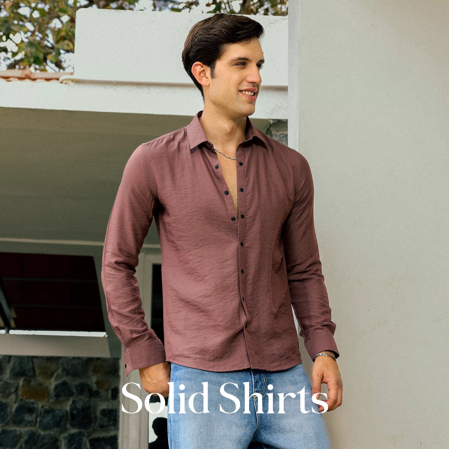 Mens Plain Shirt