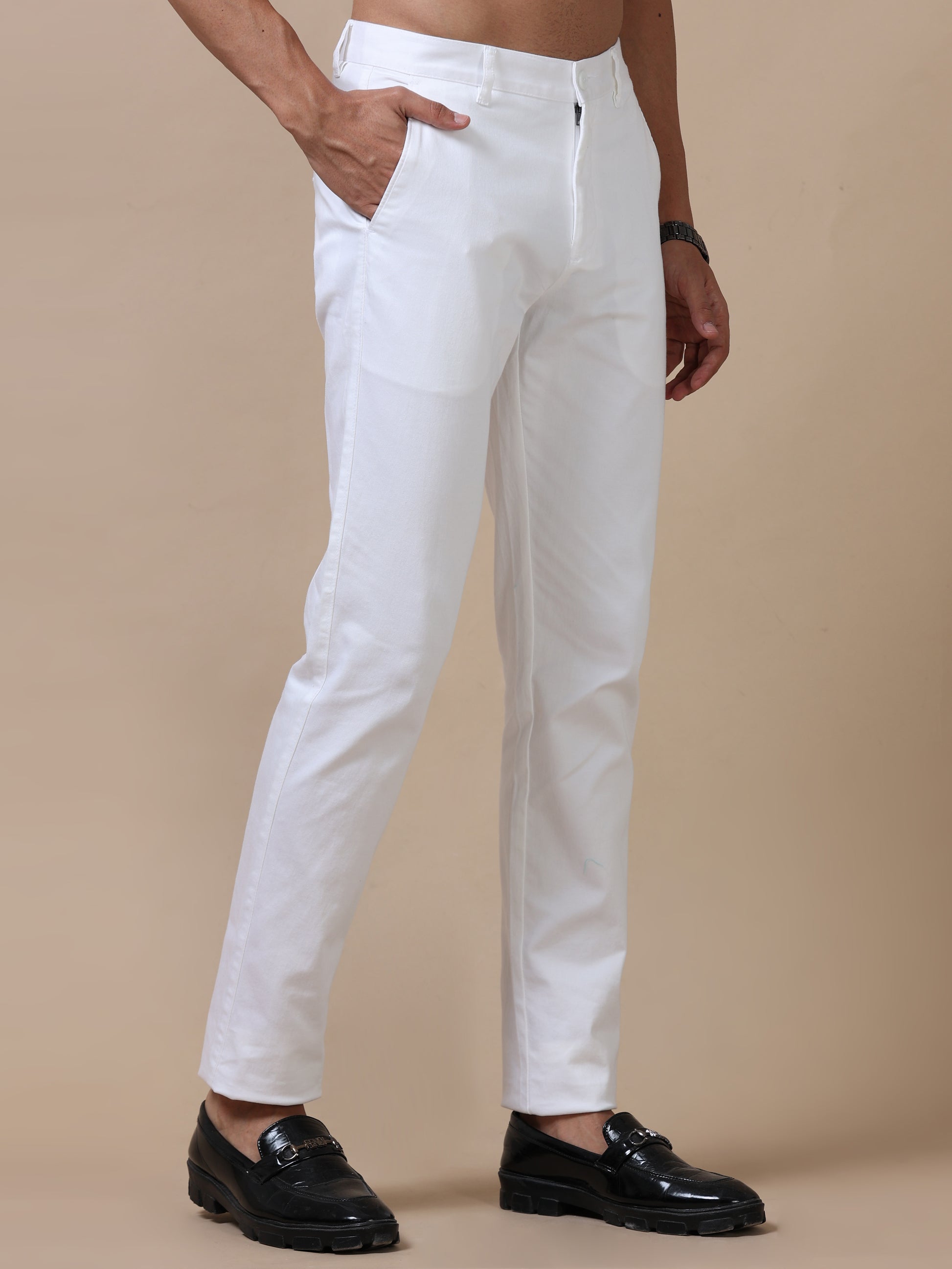 White Trousers for Men 