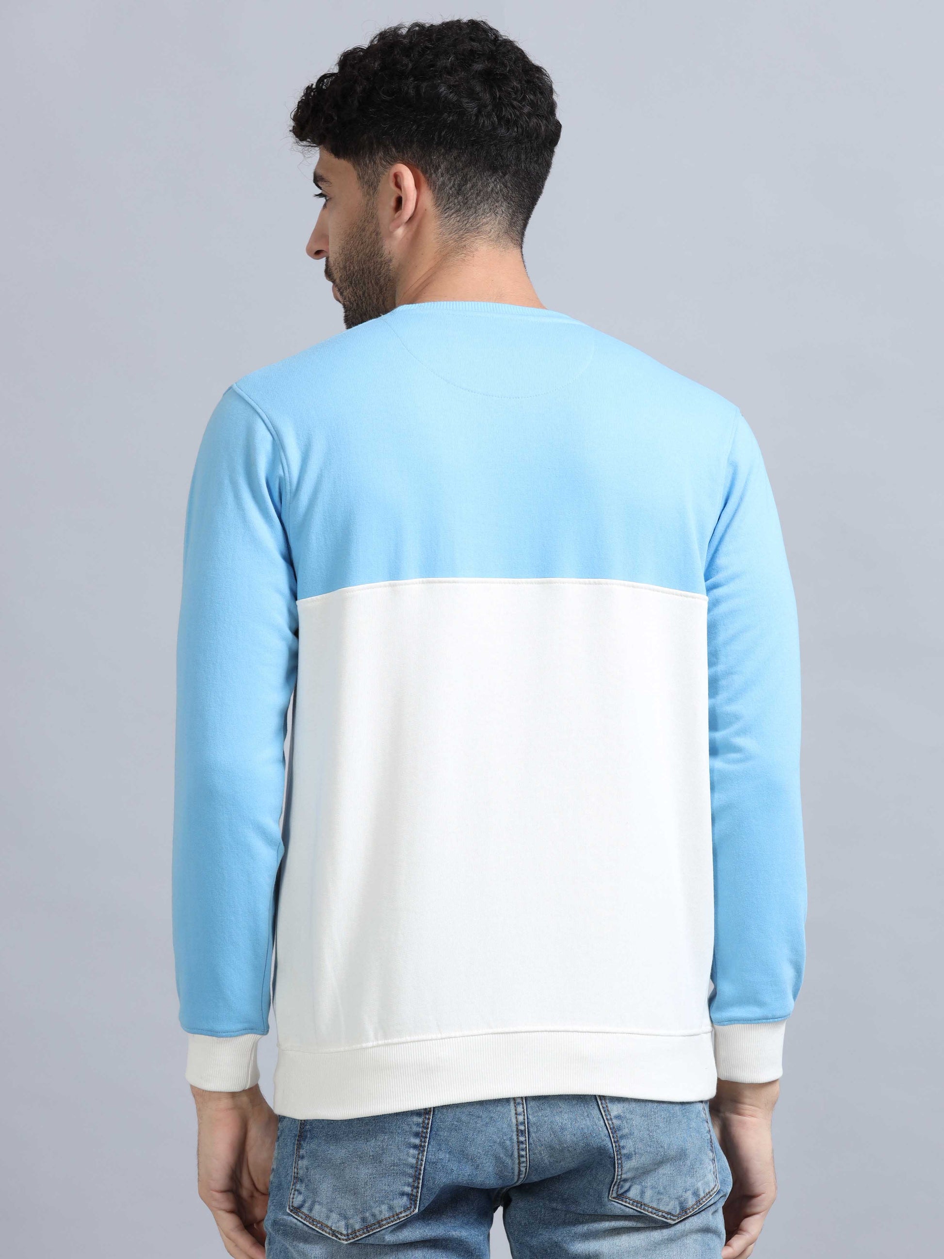 Men Light Blue Sweatshirts 