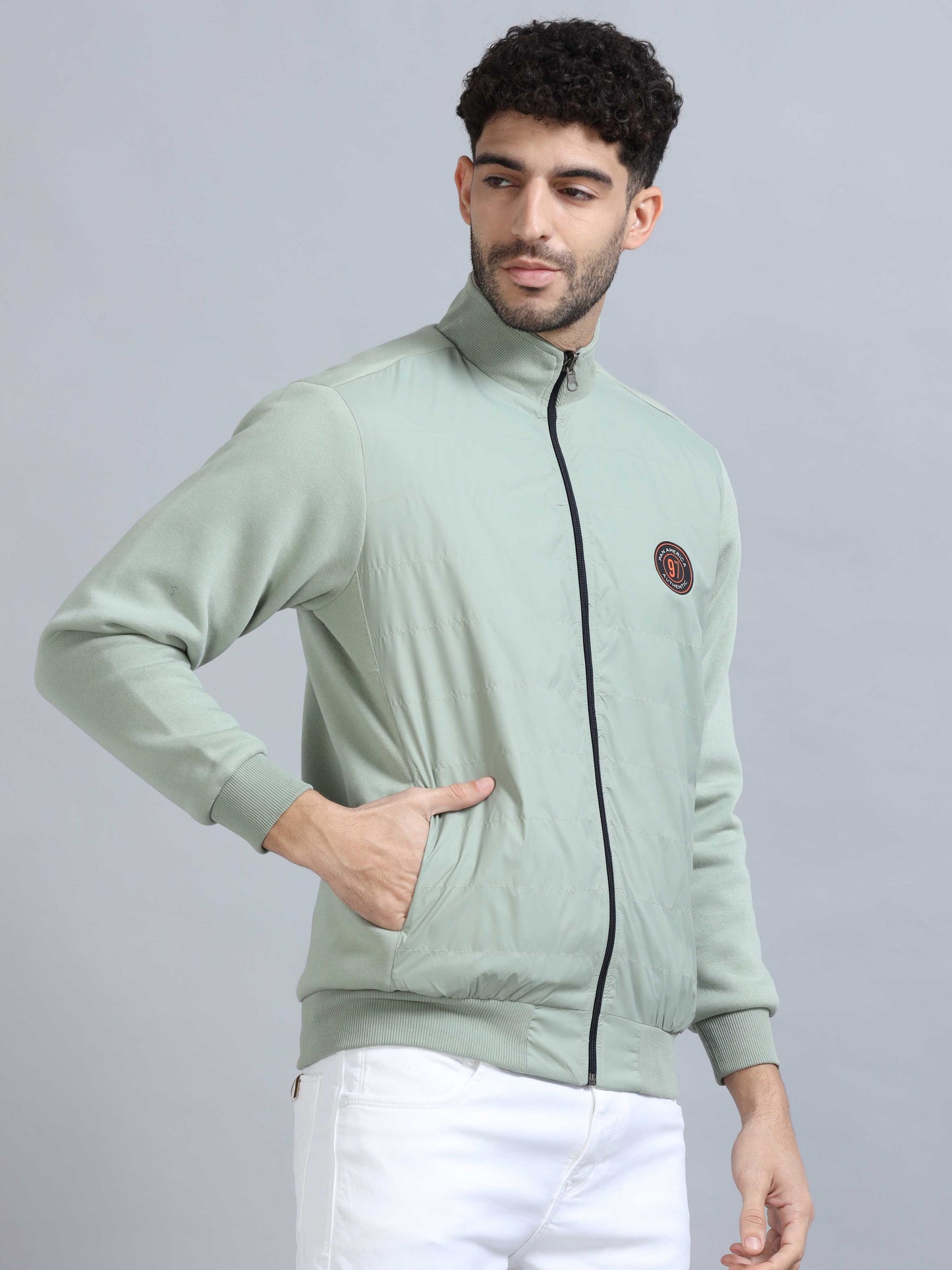 Men Green Jacket 