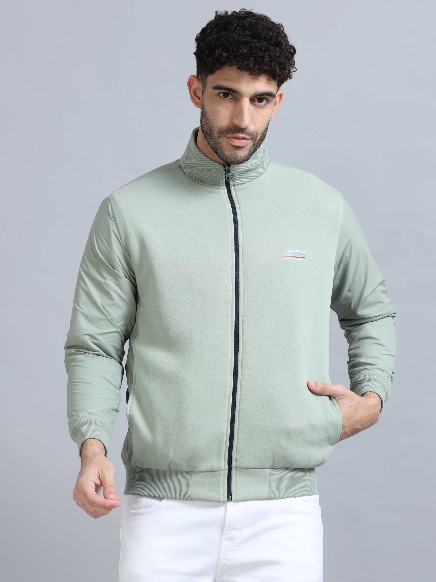 Men Green Jacket 