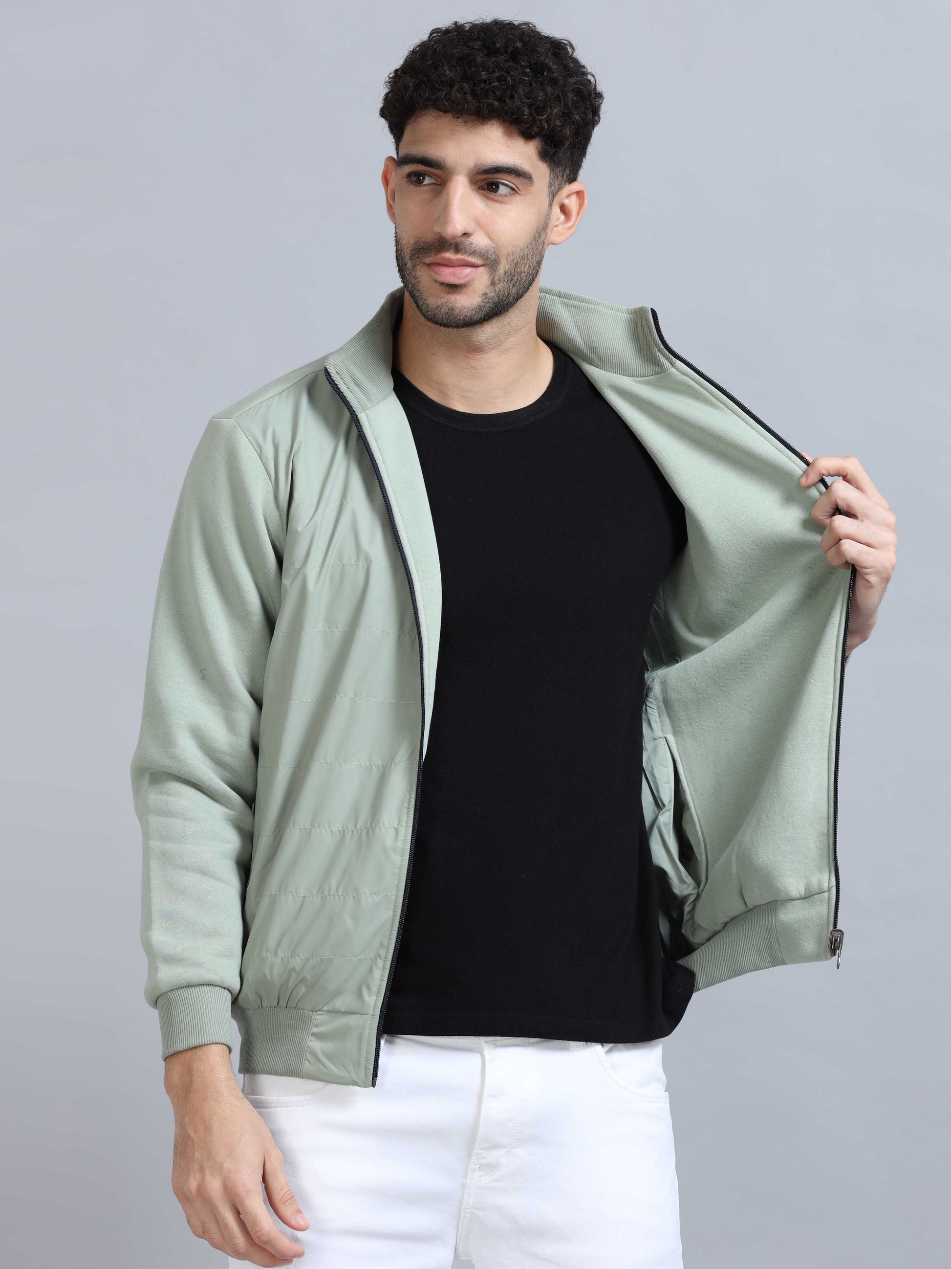 Men Green Jacket 