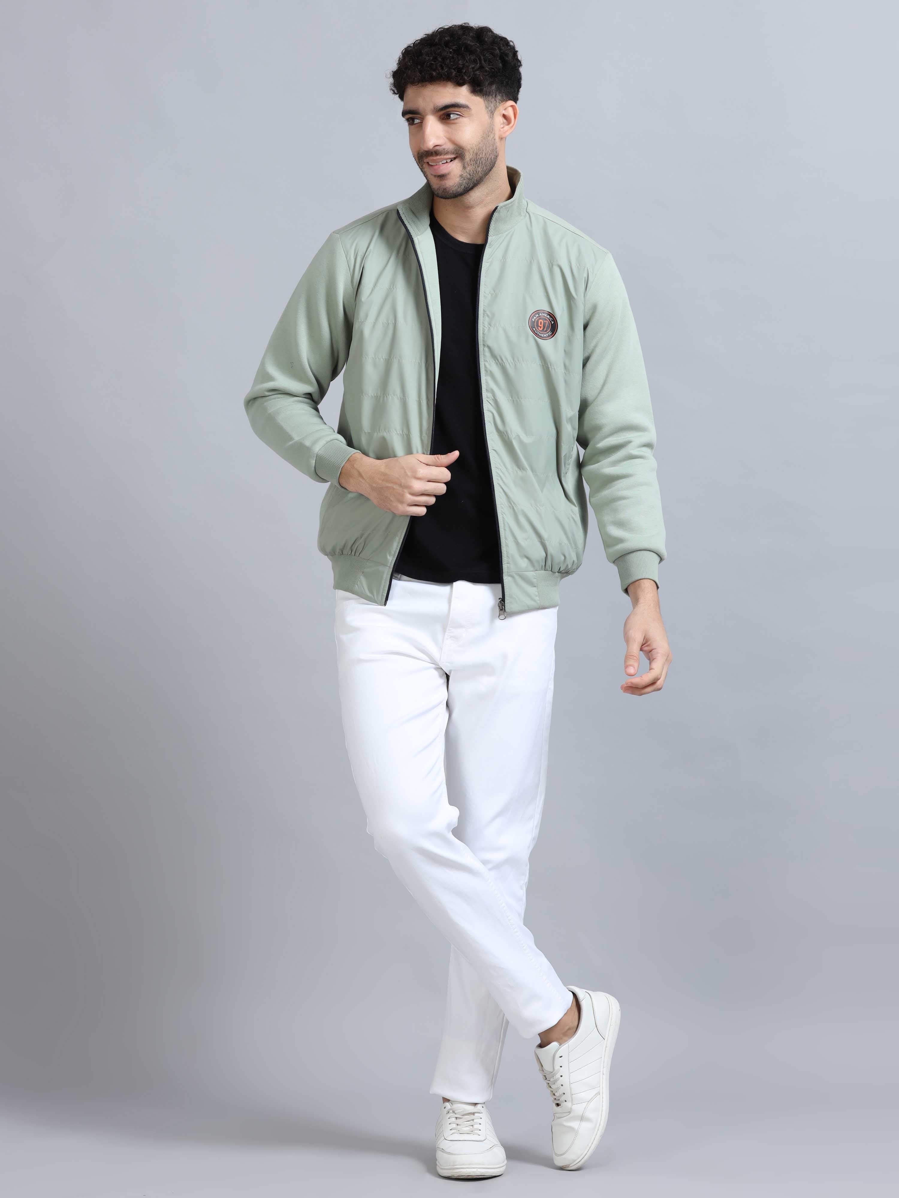 Buy Men Green Jacket Online at Great Price