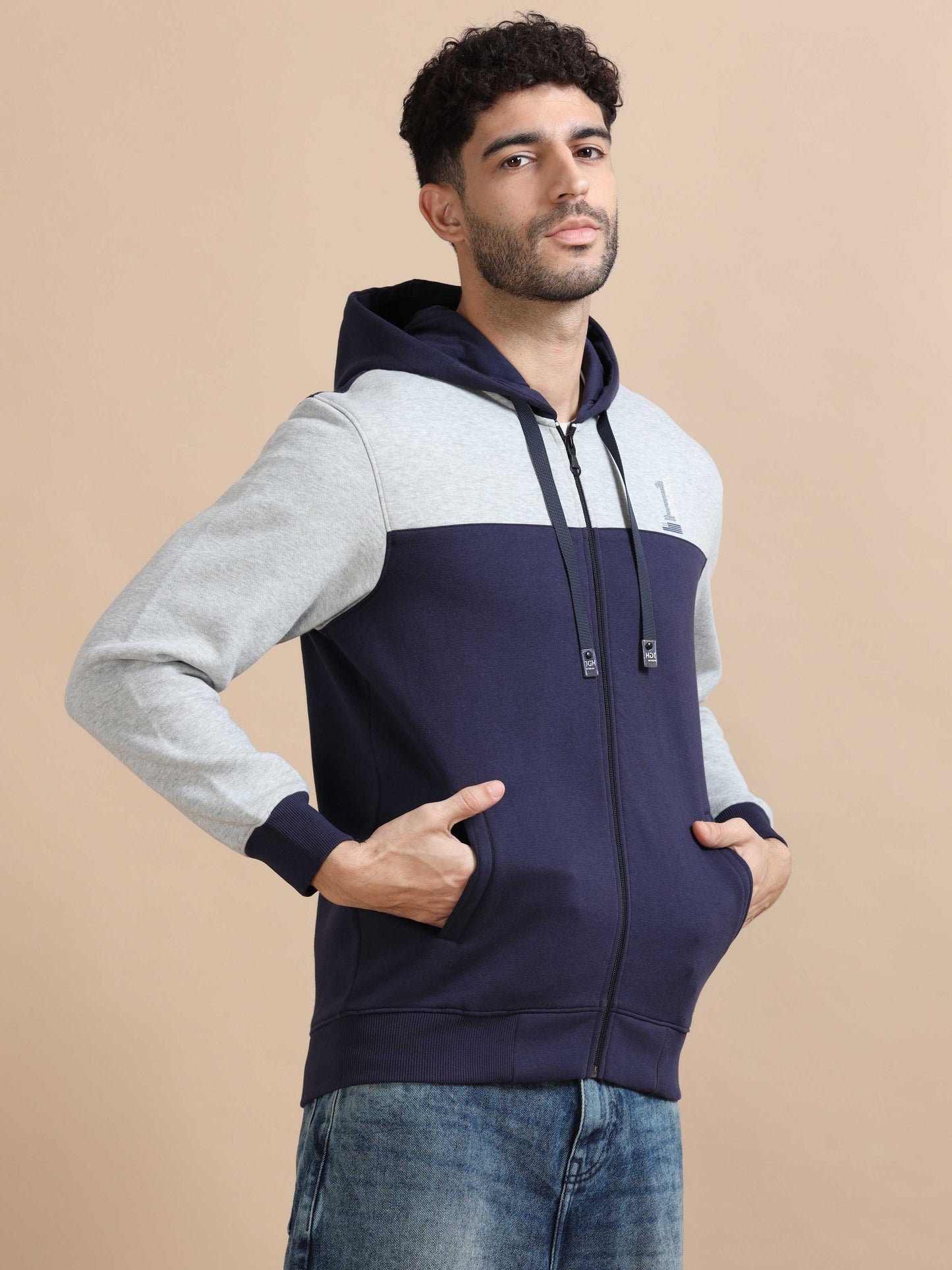 Men Zip Up Sweatshirt 