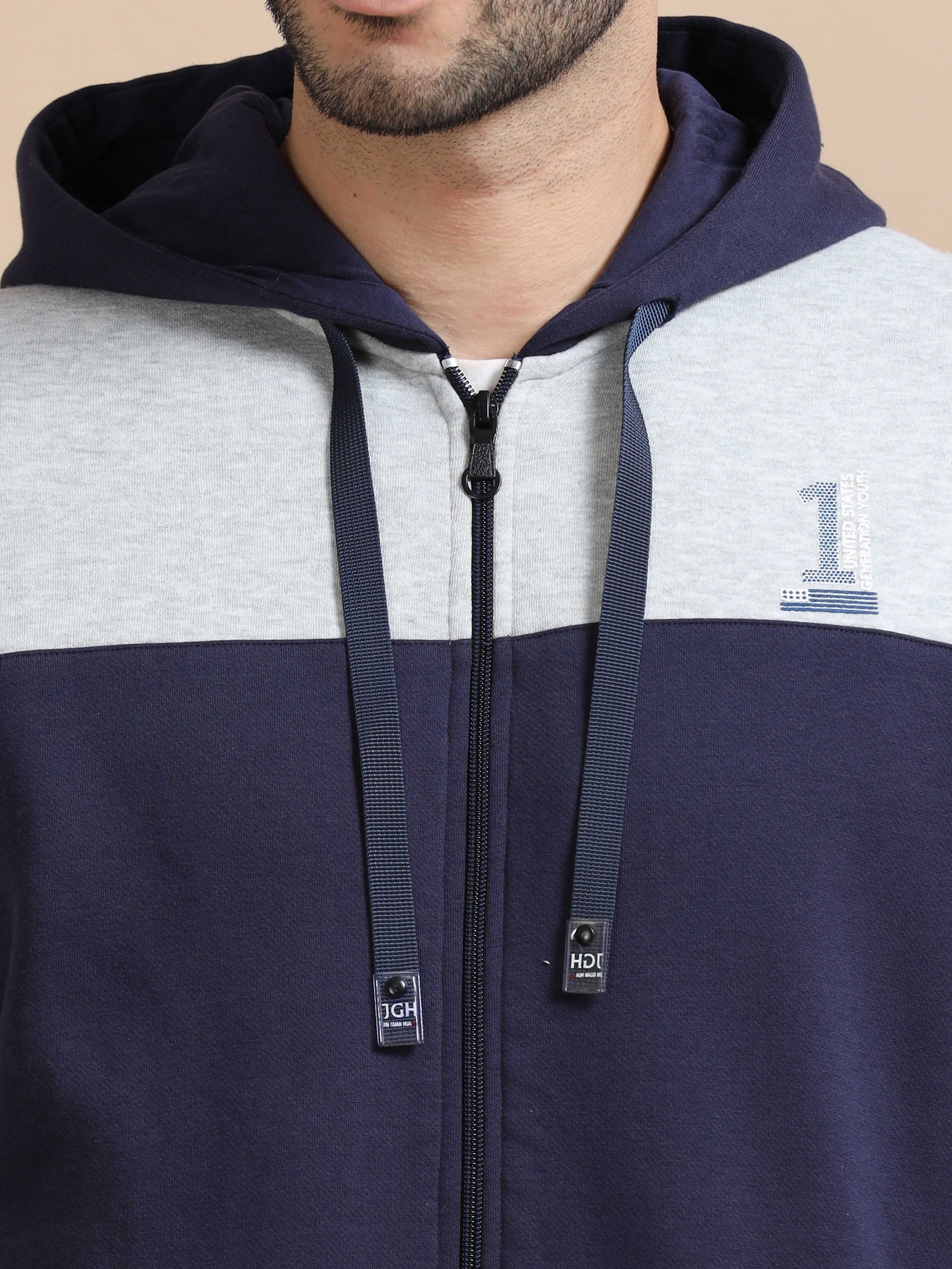 Men Zip Up Sweatshirt 