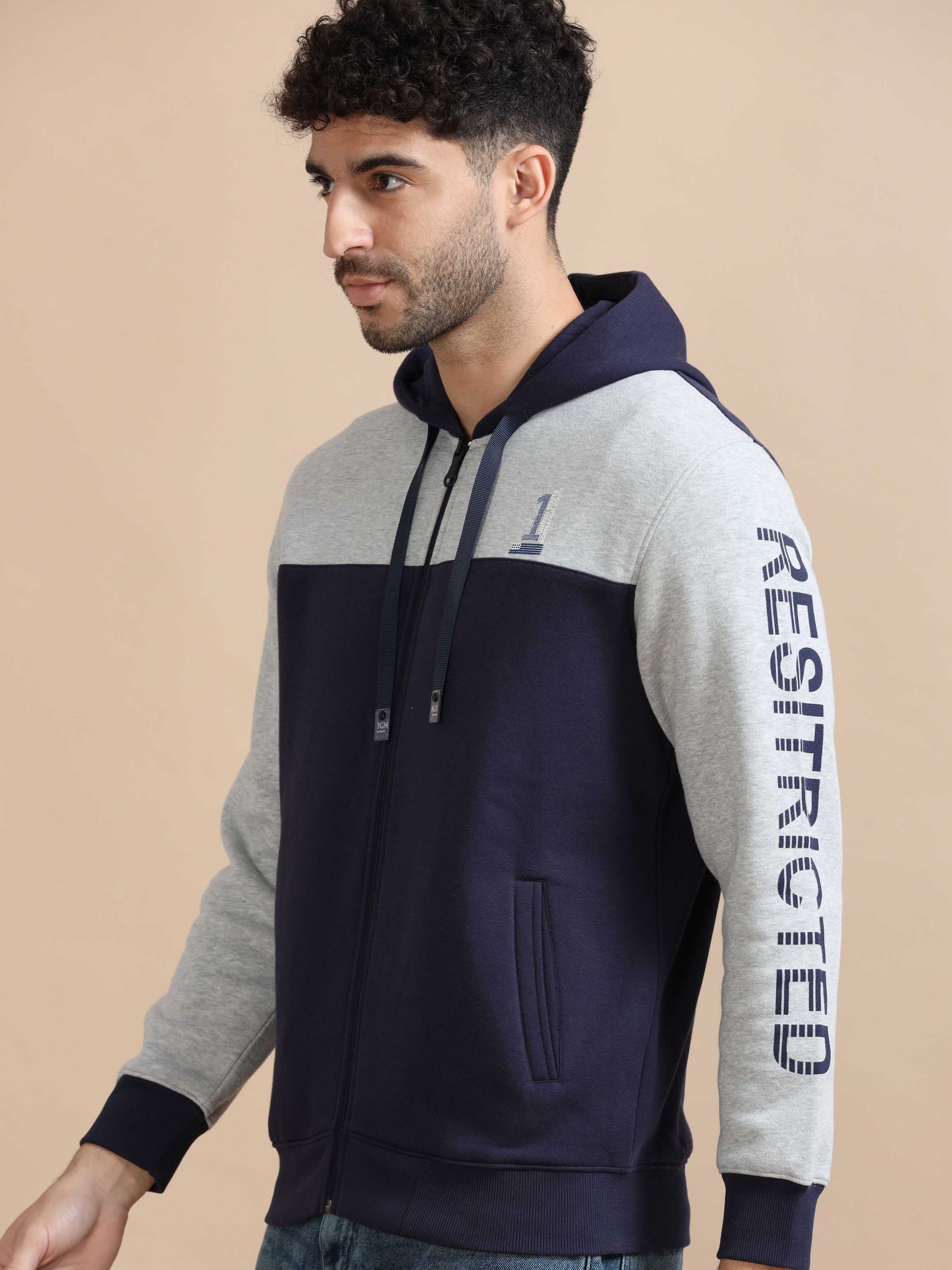 Men Zip Up Sweatshirt 