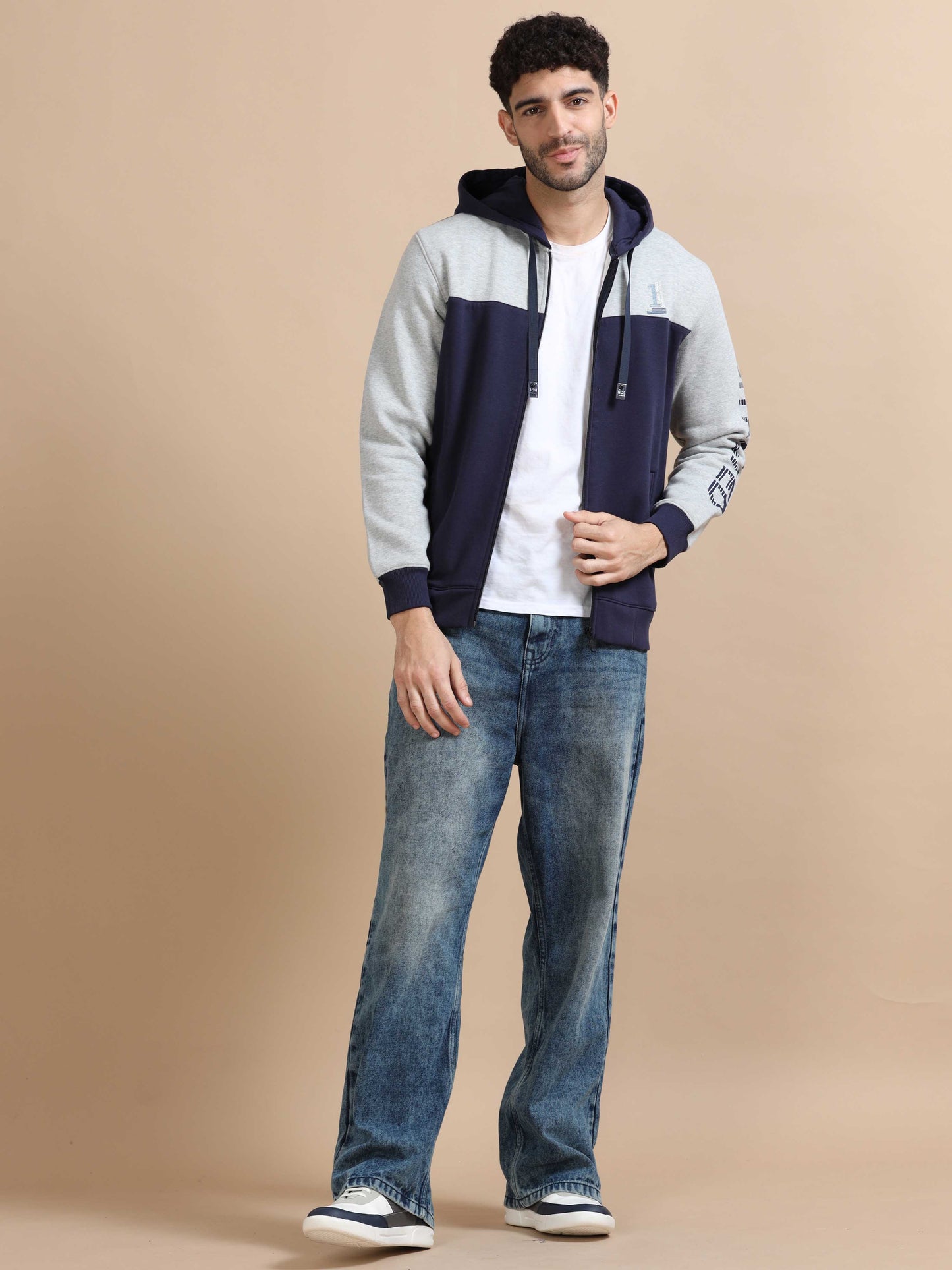 Men Zip Up Sweatshirt 