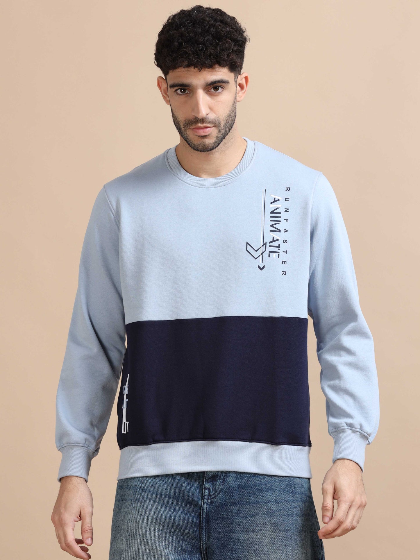 Mens Light Blue Sweatshirt 