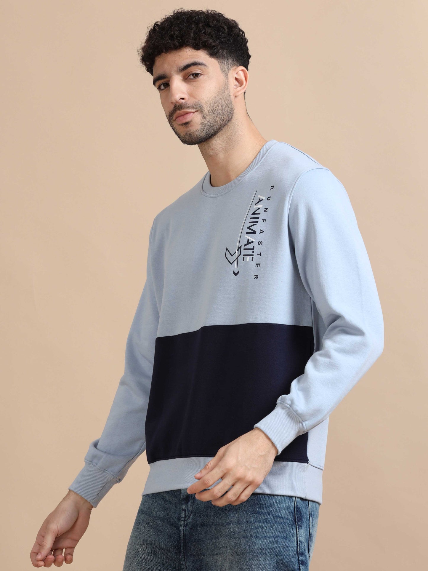 Mens Light Blue Sweatshirt 