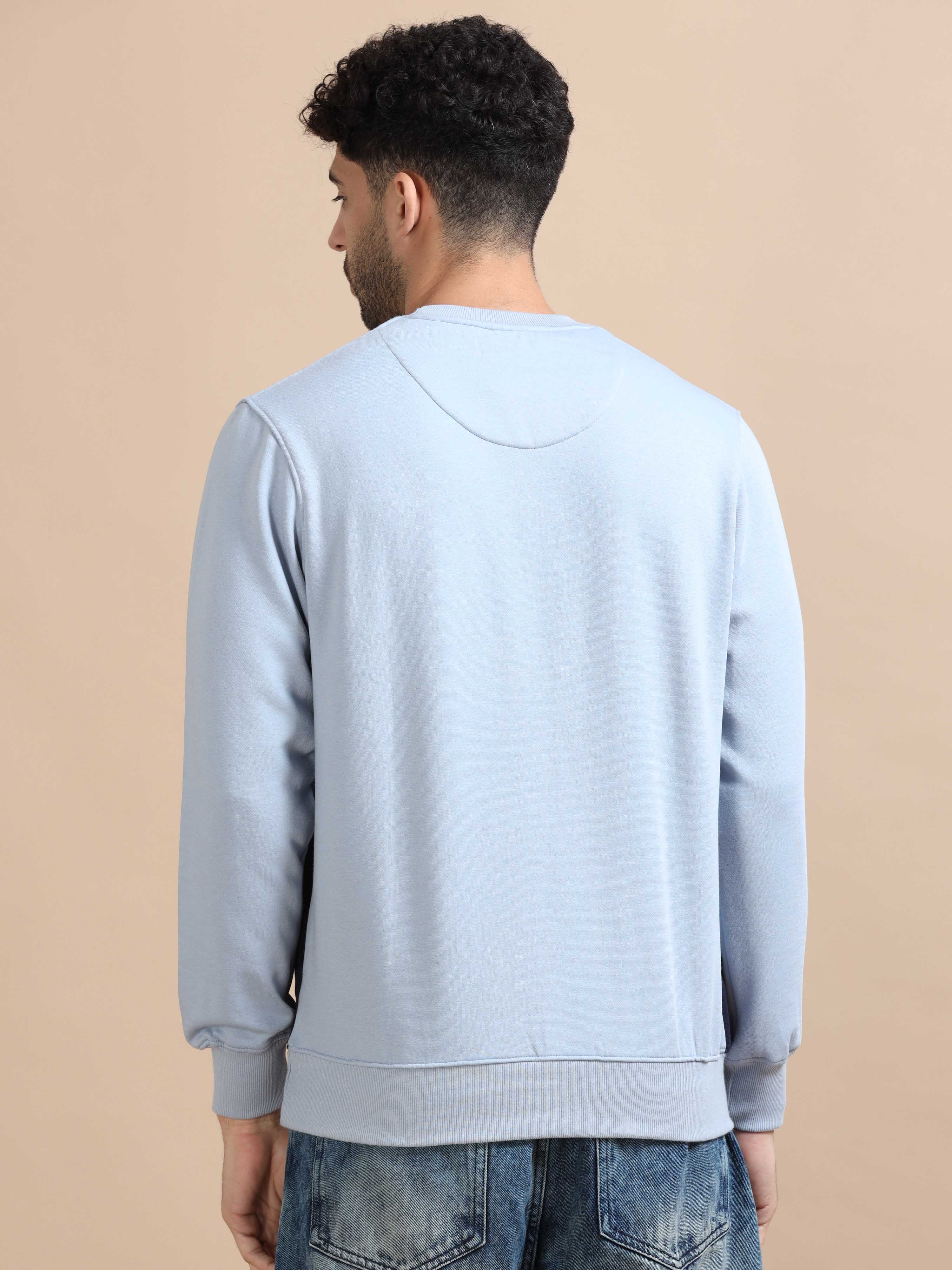 Shop Mens Light Blue Sweatshirt at Great Price