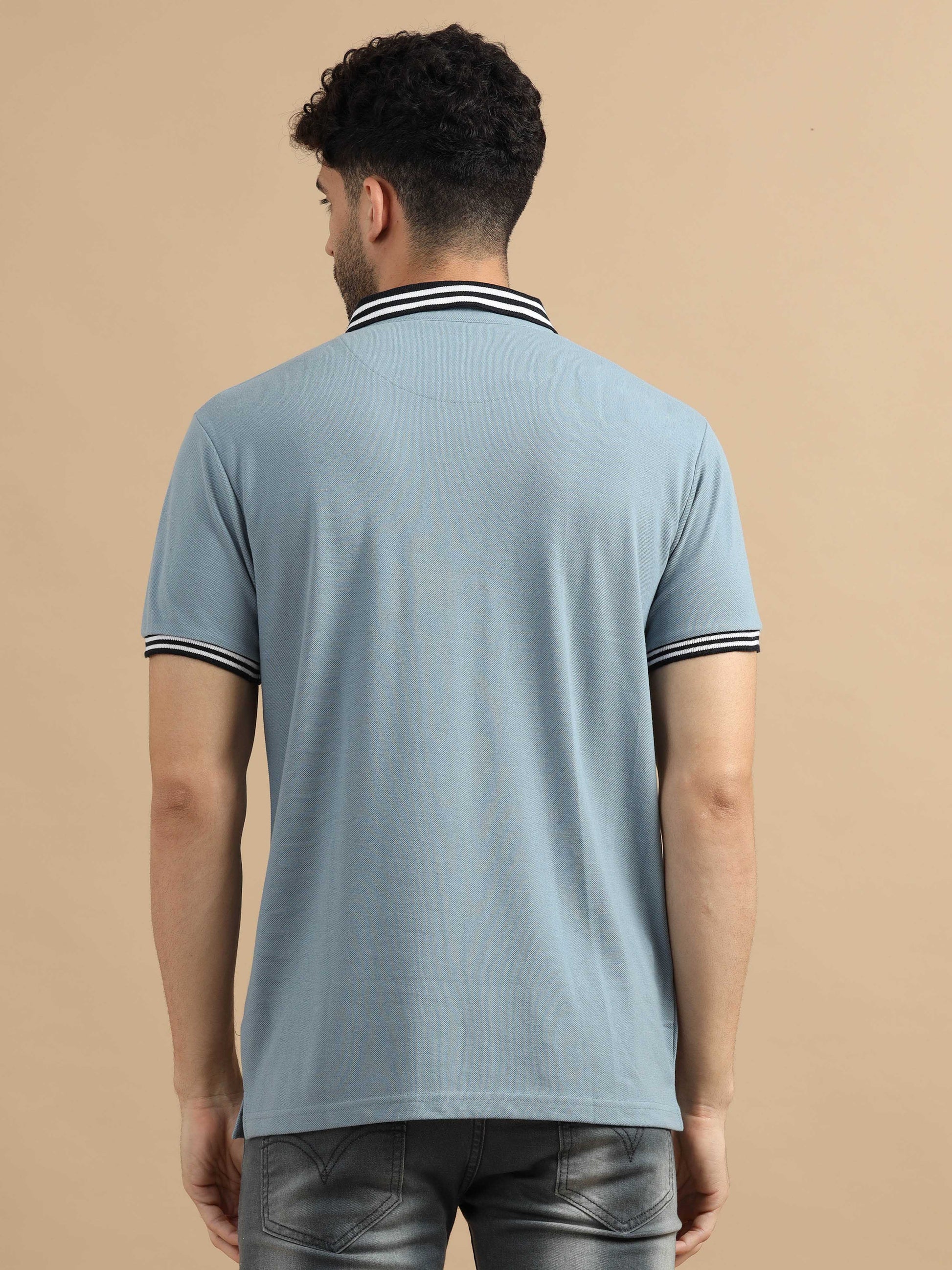 Blue Polo T Shirt 