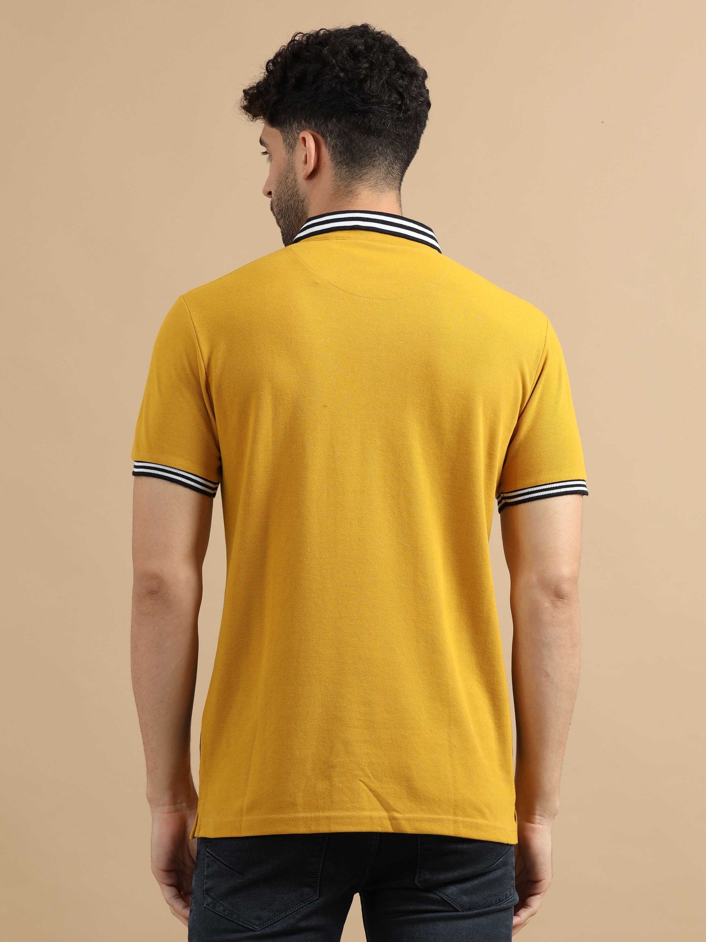 Yellow Pan America Polo Club Polo T-Shirt