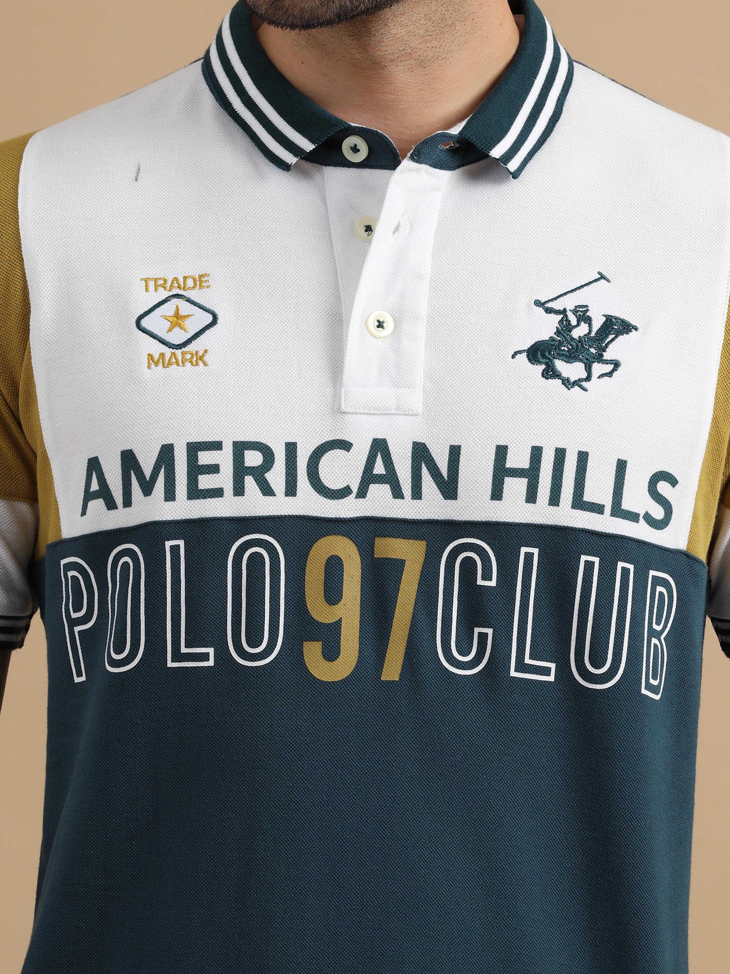 American Hills Greenish Polo T-Shirt