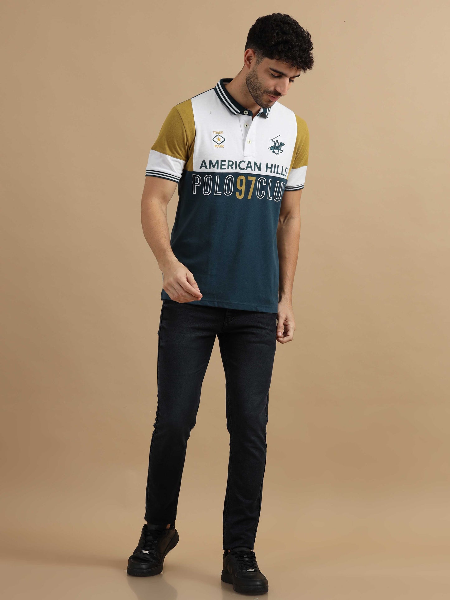 American Hills Greenish Polo T-Shirt