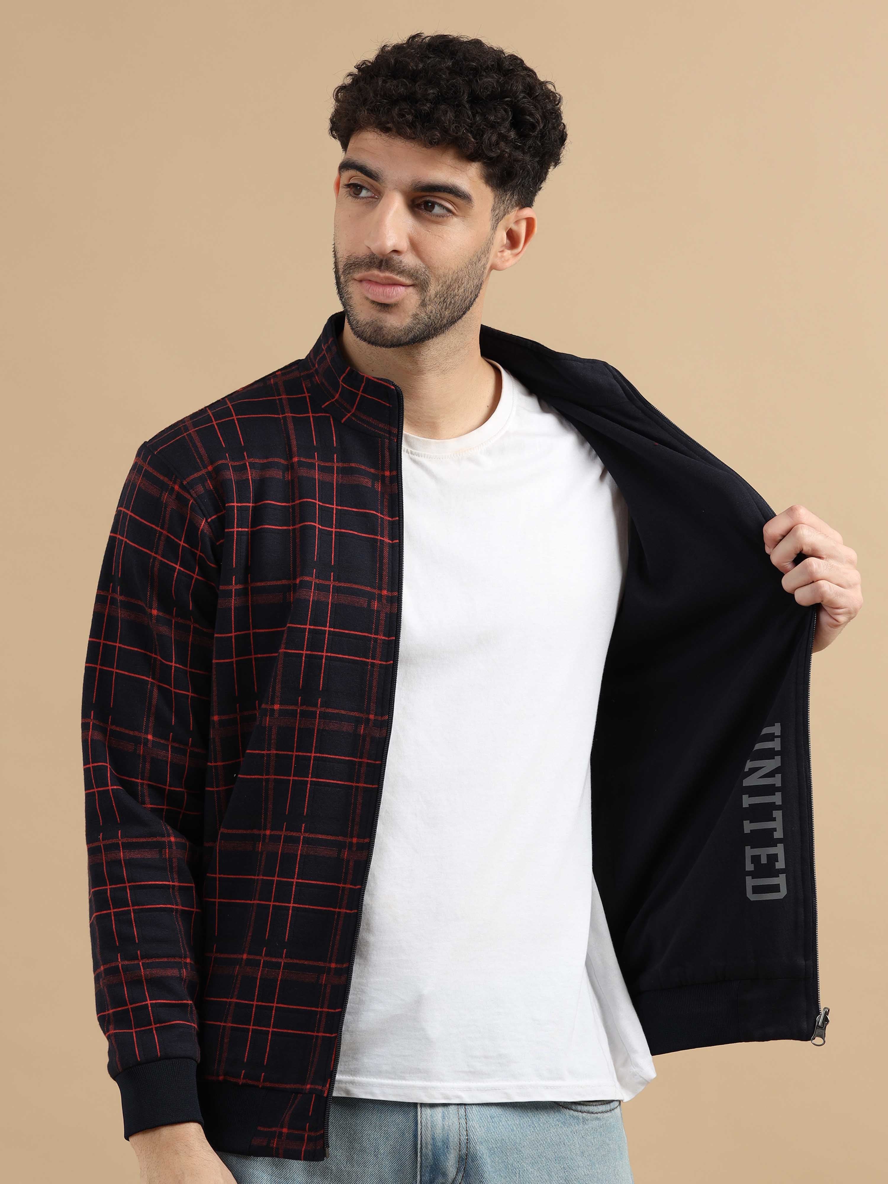 Buy Checked Jackets for Men Online India