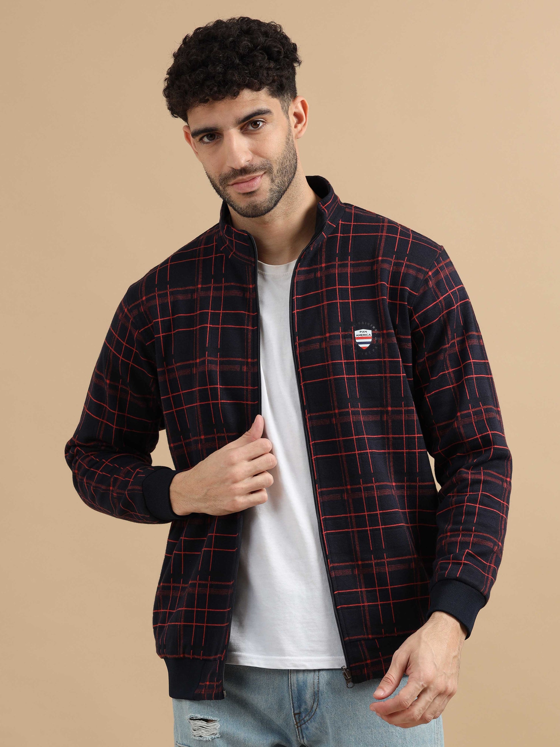 Checked Jackets for Men