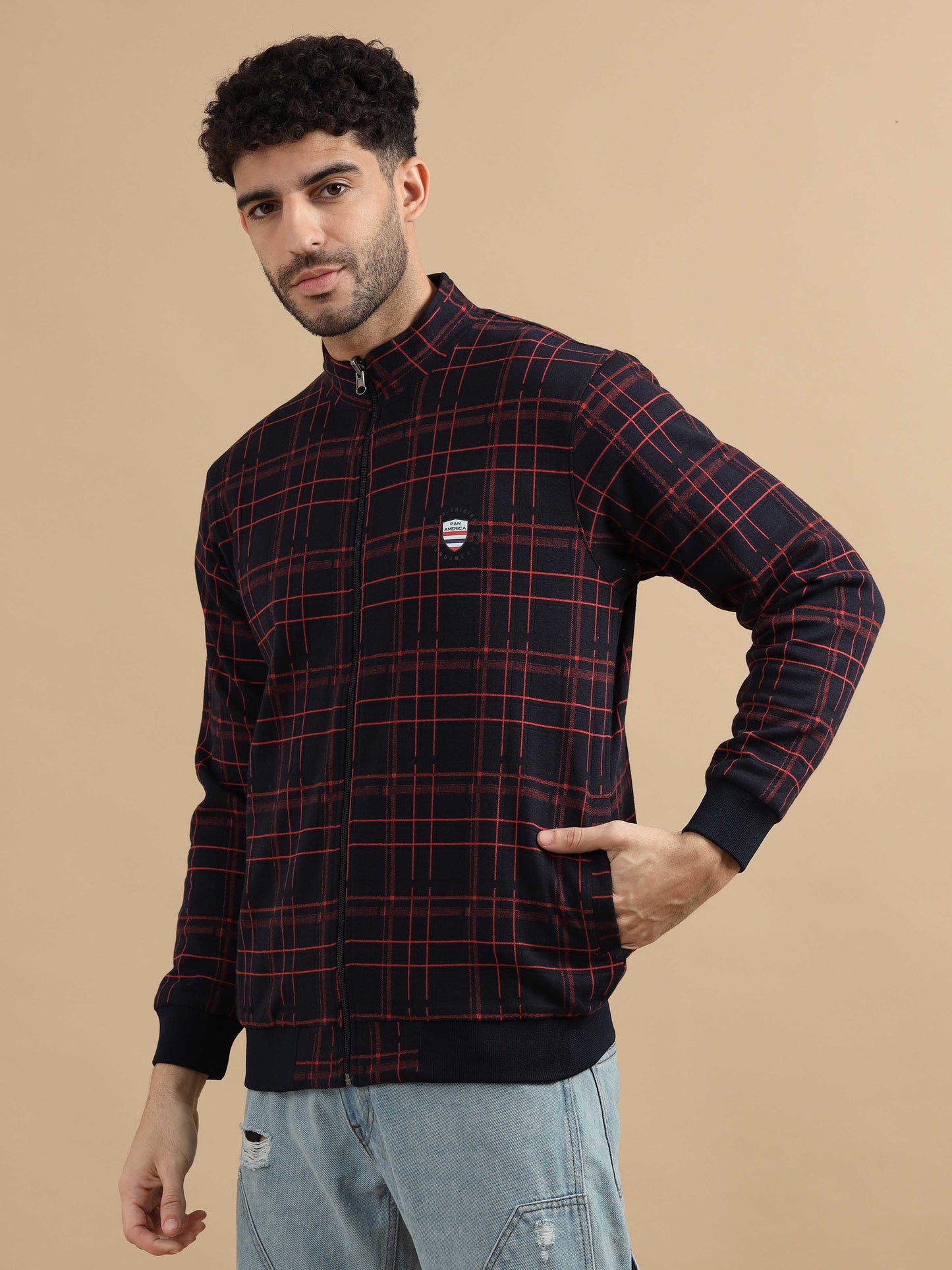 Checked Jackets for Men