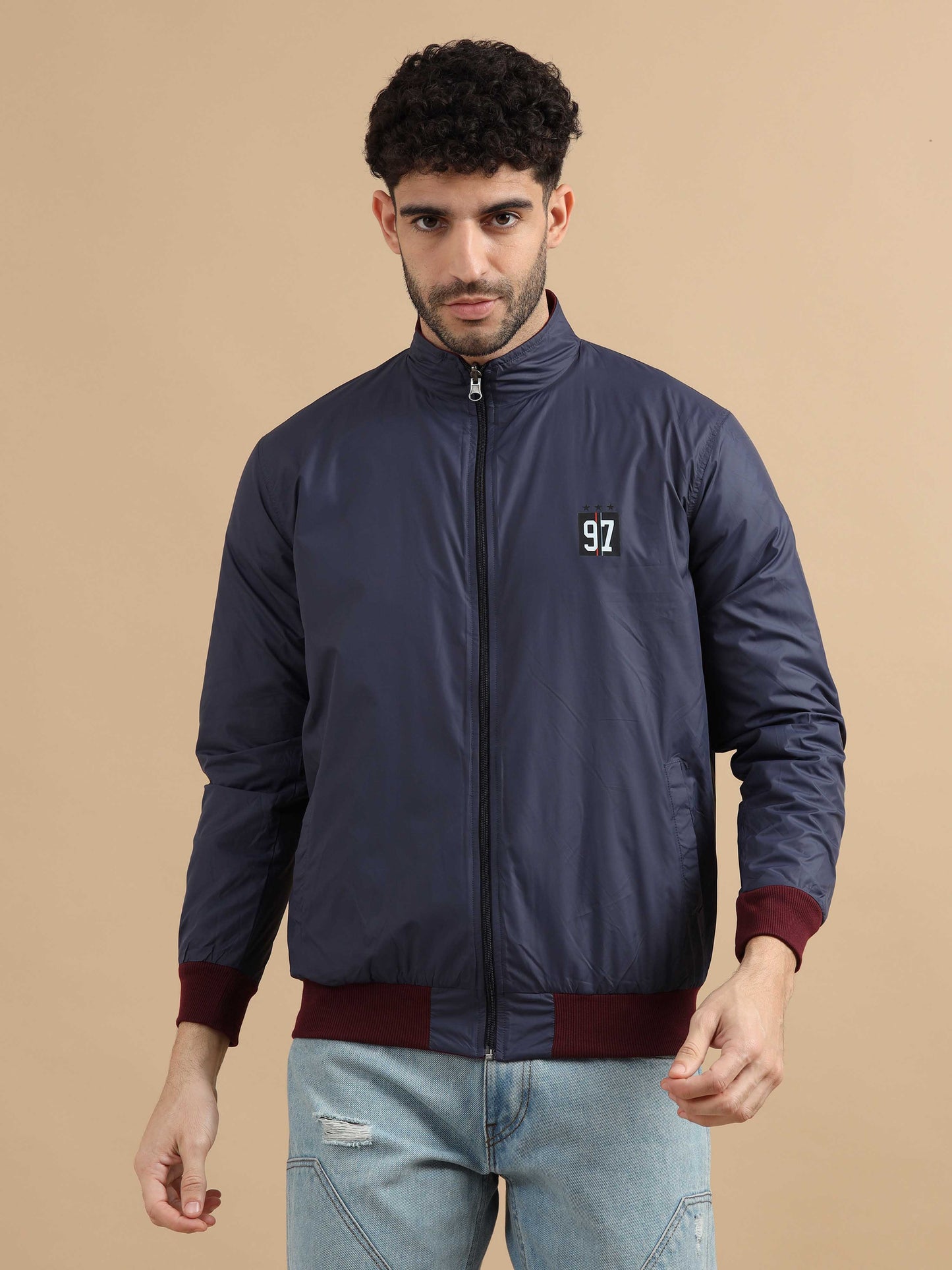  Mens Blue Jacket 