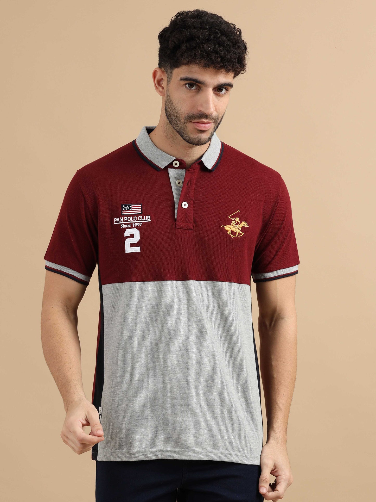  Mens Maroon Polo Tshirts