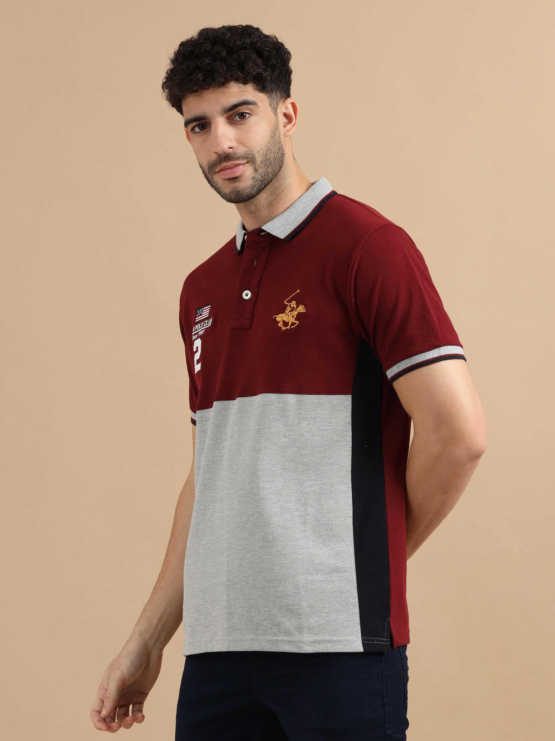  Mens Maroon Polo Tshirts