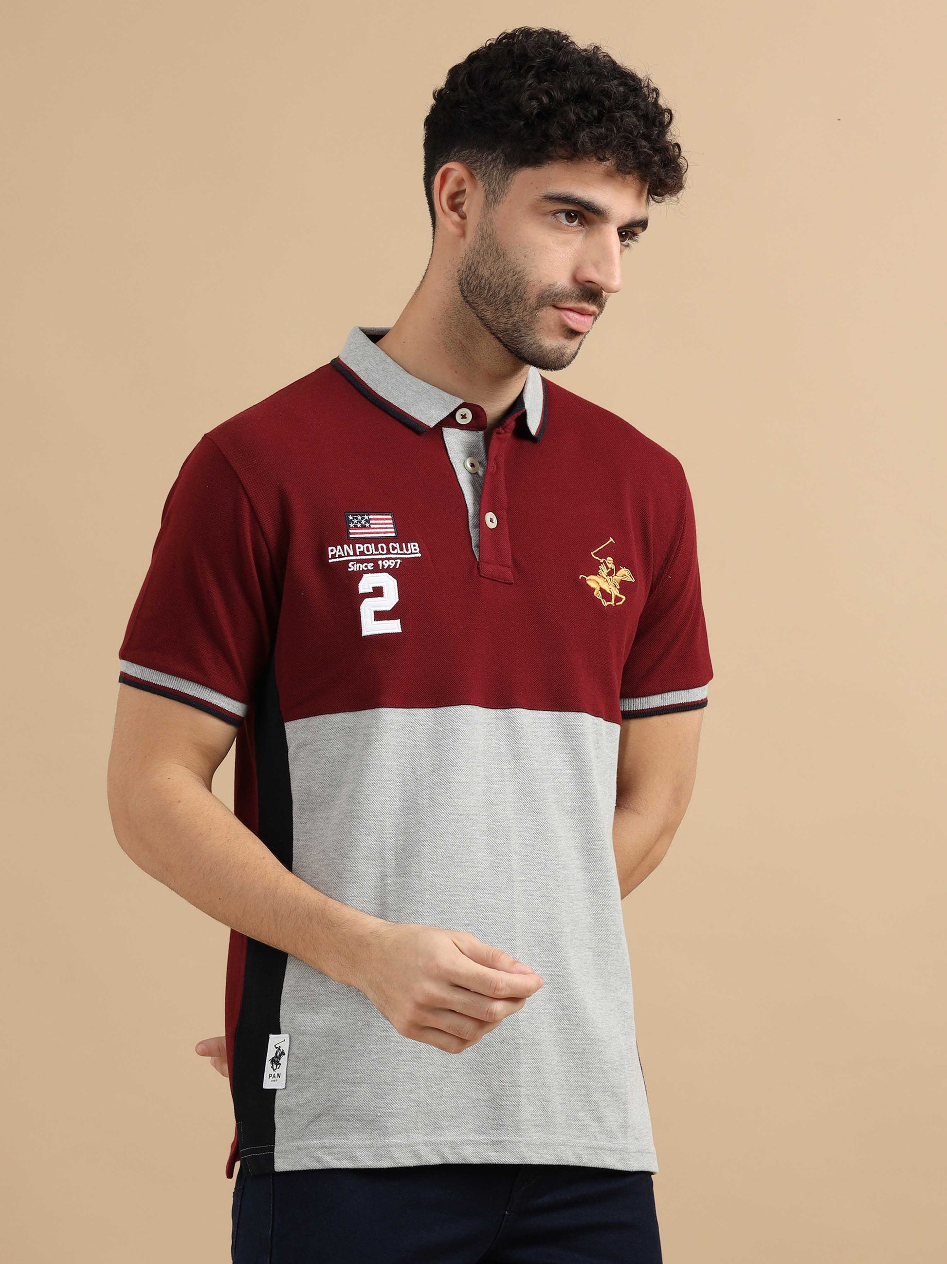  Mens Maroon Polo Tshirts