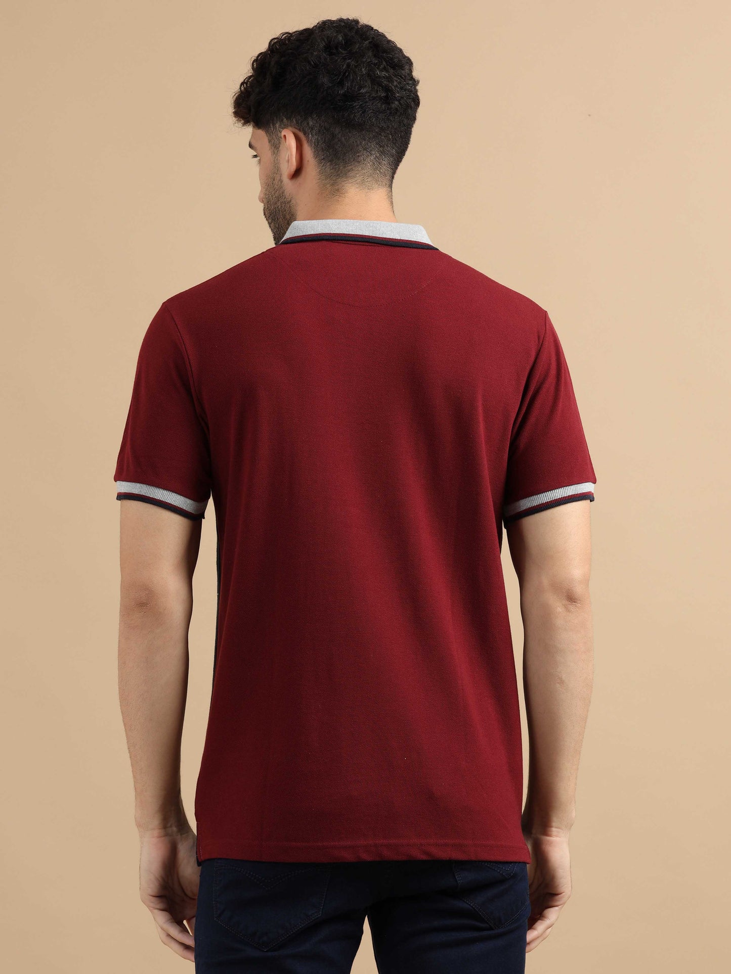  Mens Maroon Polo Tshirts