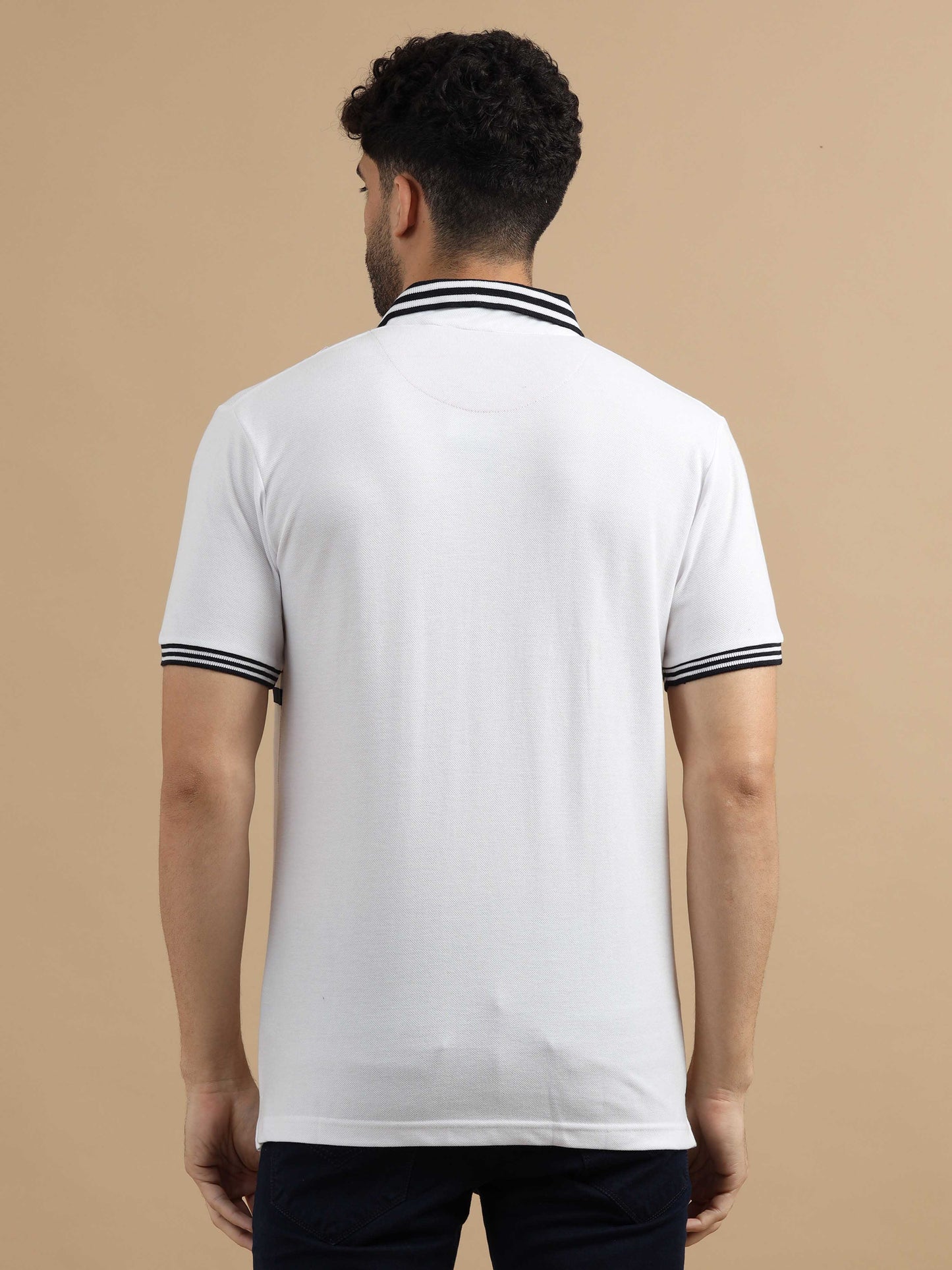 White Polo T shirt for Men