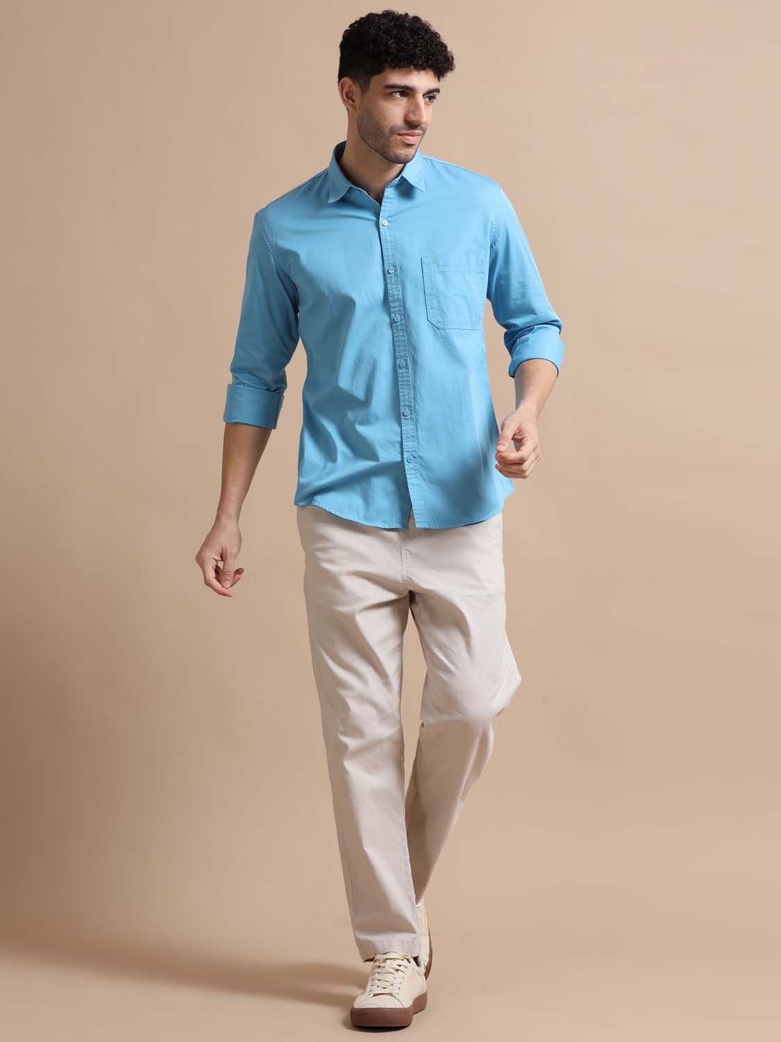  Sky blue shirt for men