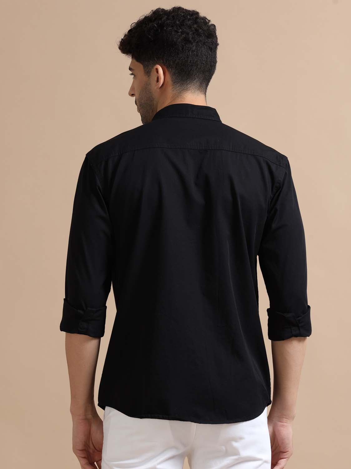 Black Cotton Shirt