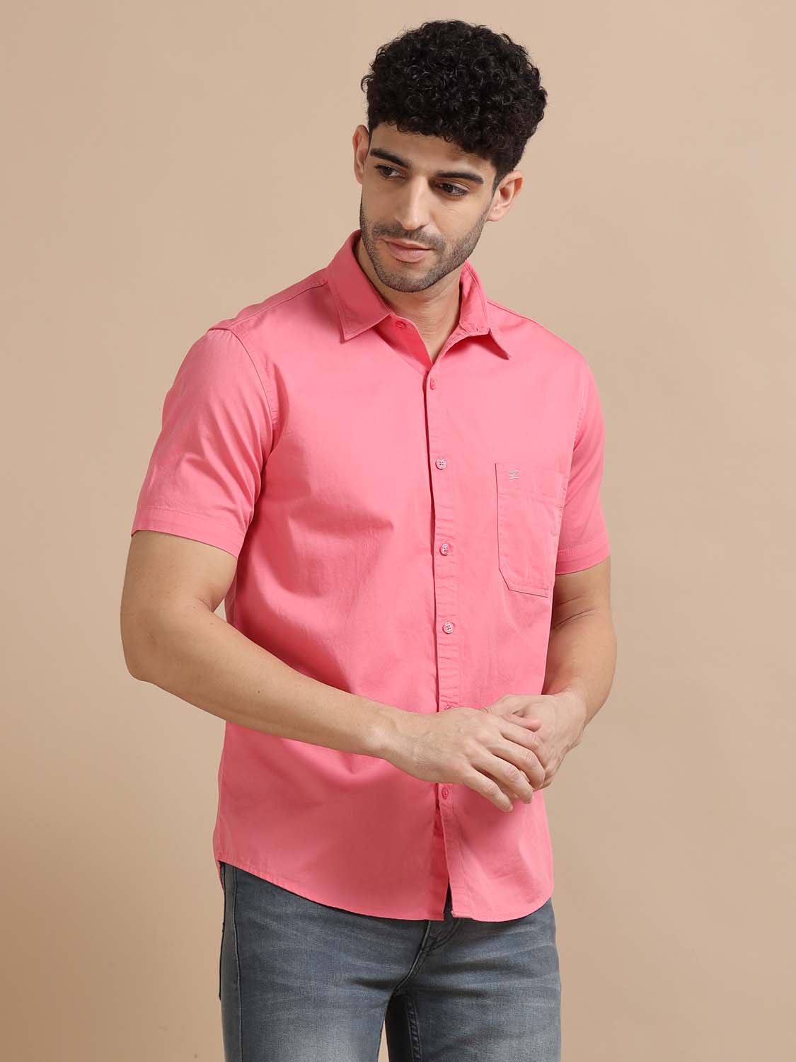 Rose Pink Shirt for men