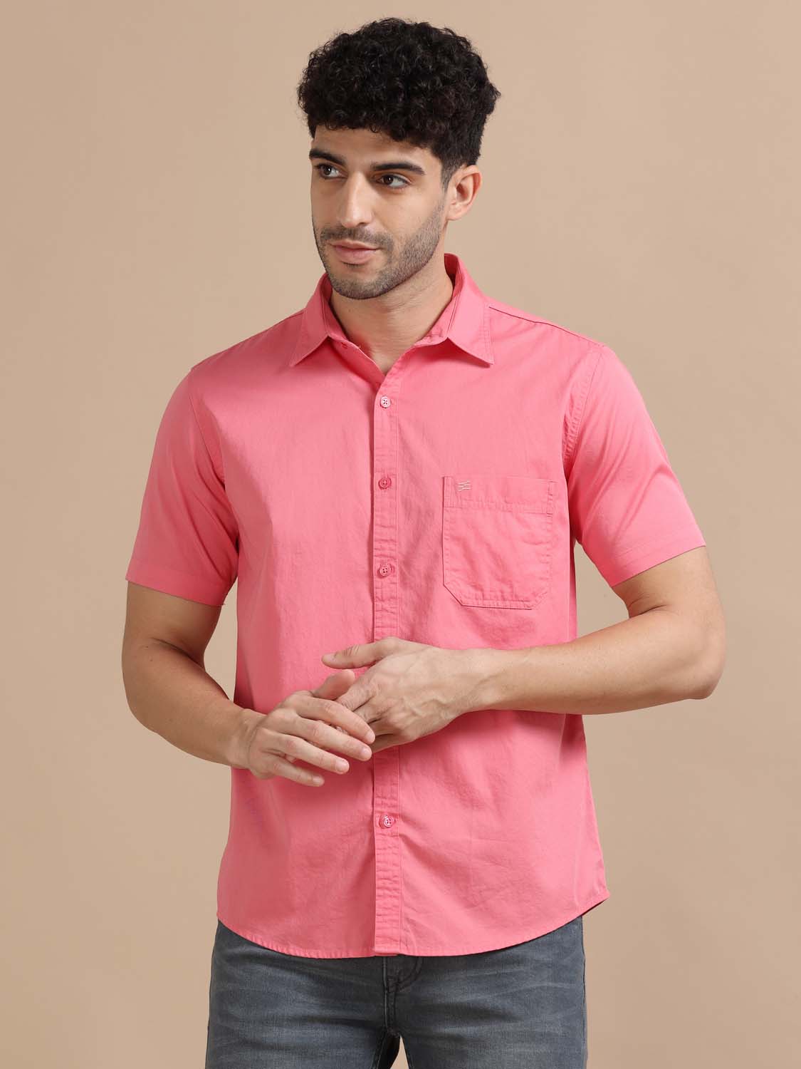 Rose Pink Shirt for men