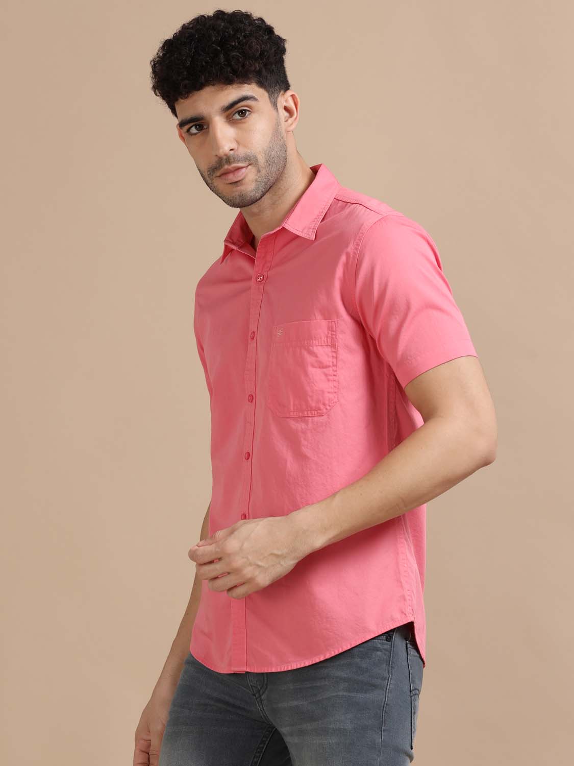 Rose Pink Shirt for men