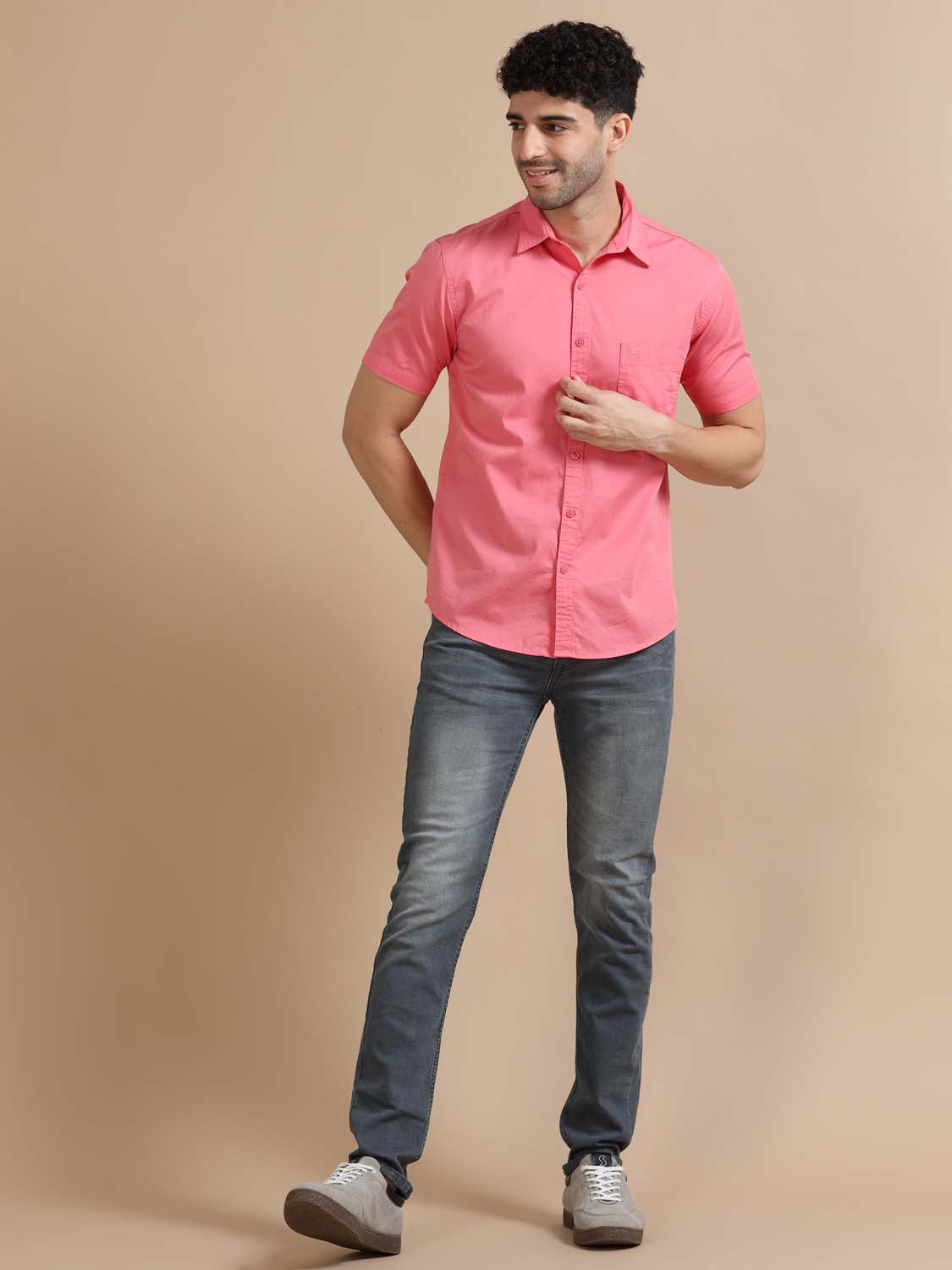 Rose Pink Shirt for men