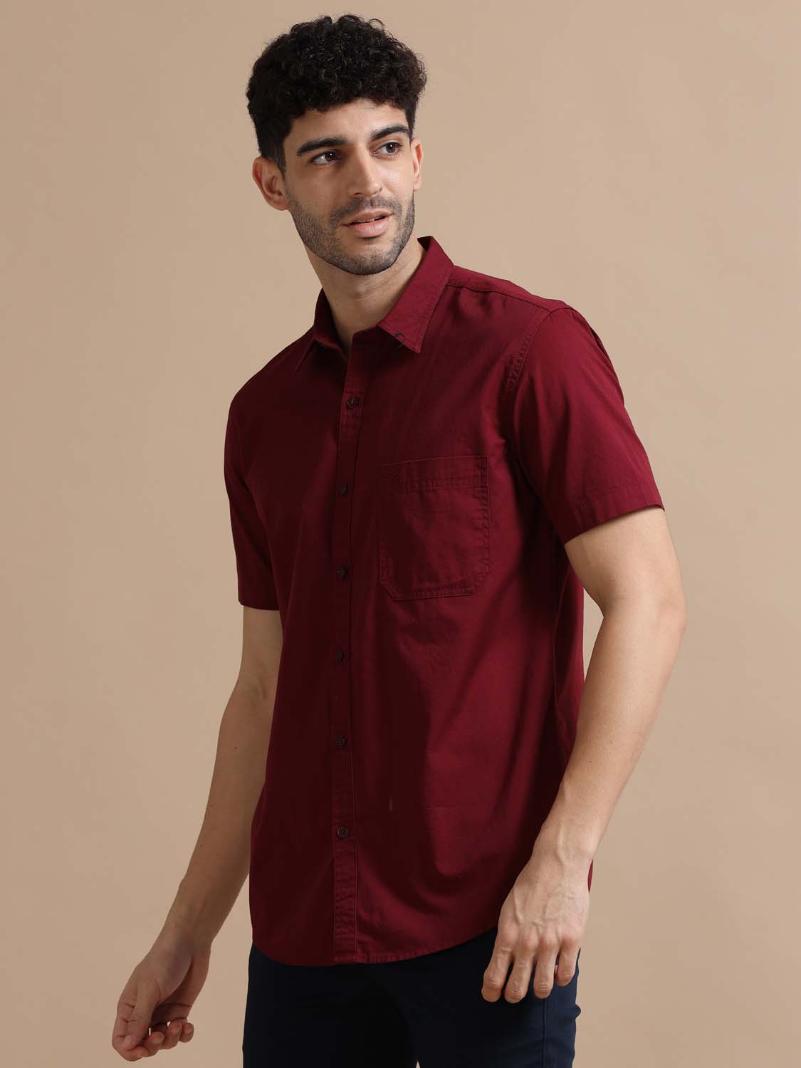 Burgundy Colour Shirt