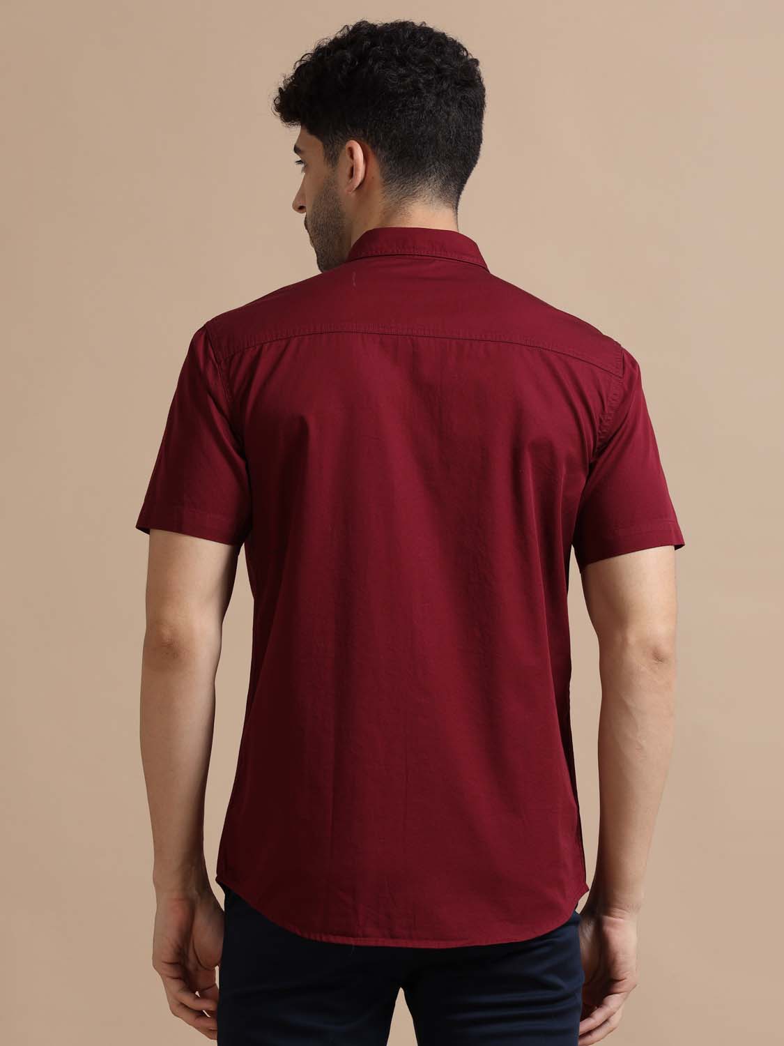 Burgundy Colour Shirt