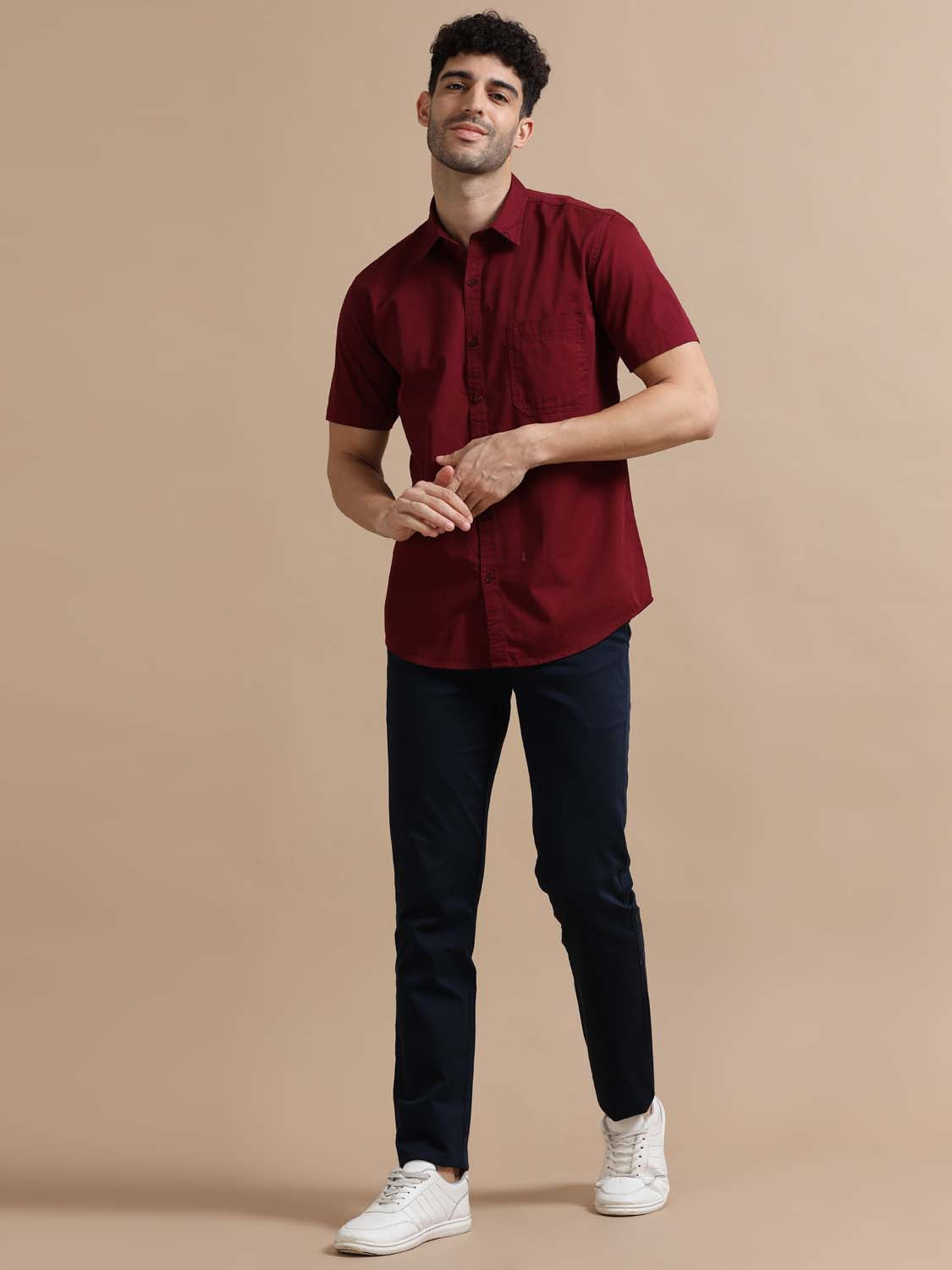 Burgundy Colour Shirt