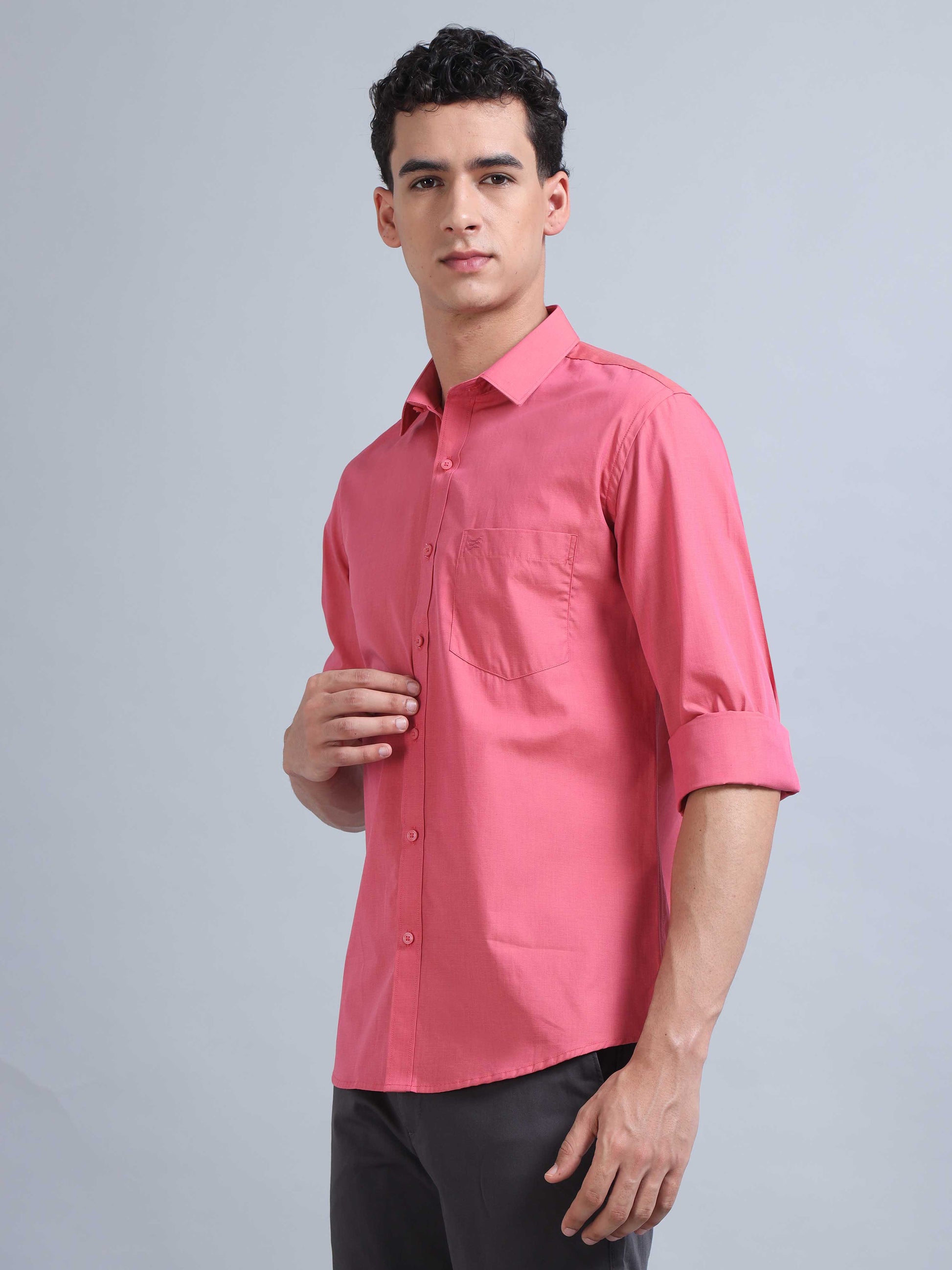 Men Peached Shirt 