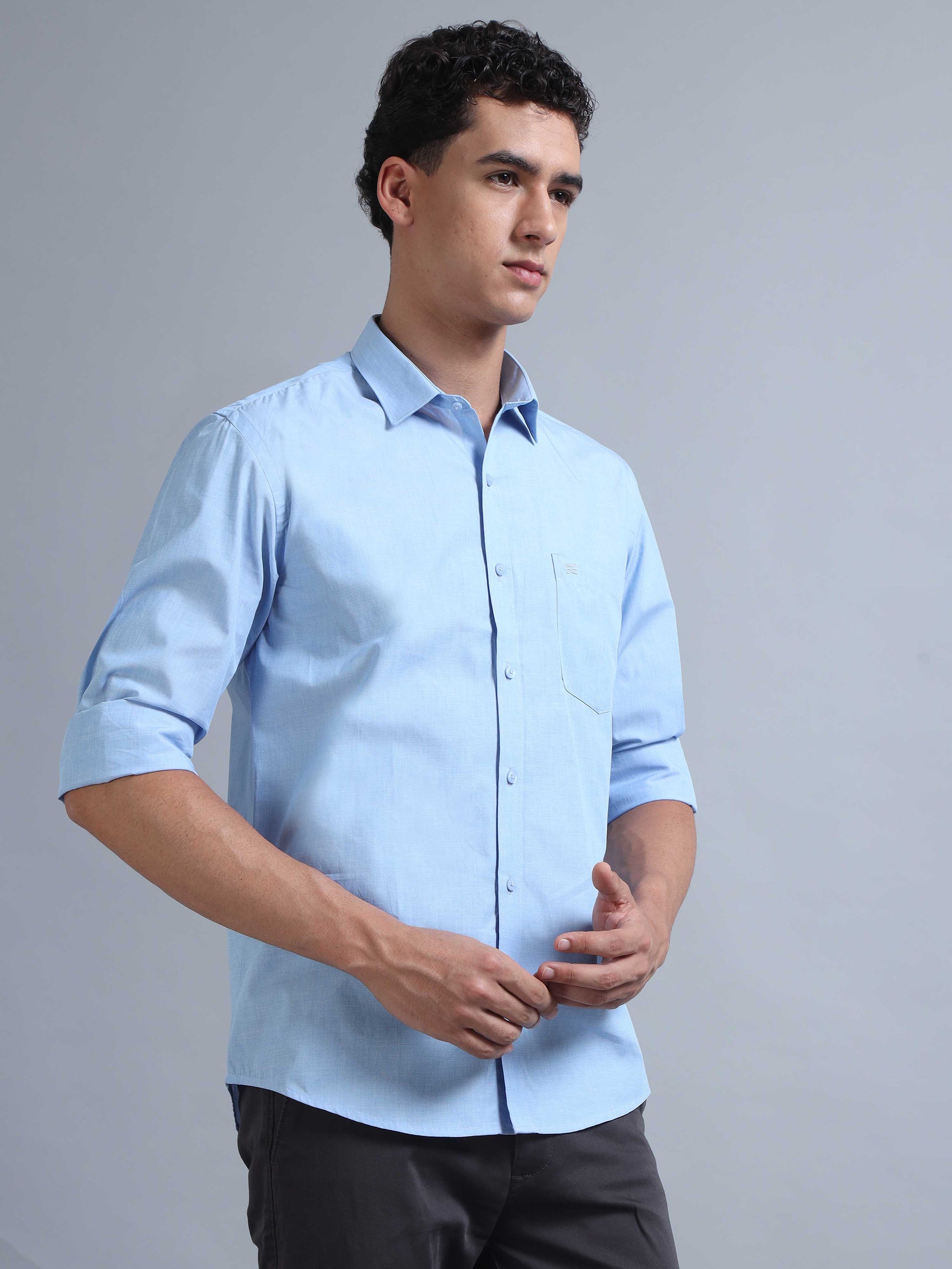  Sky Blue Shirt for Men 