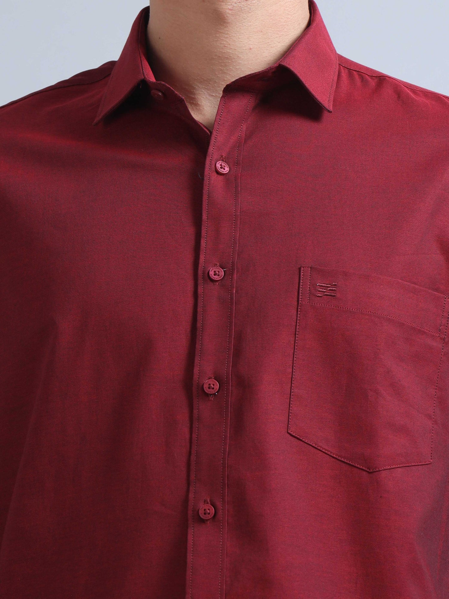 Mens Maroon Shirt 