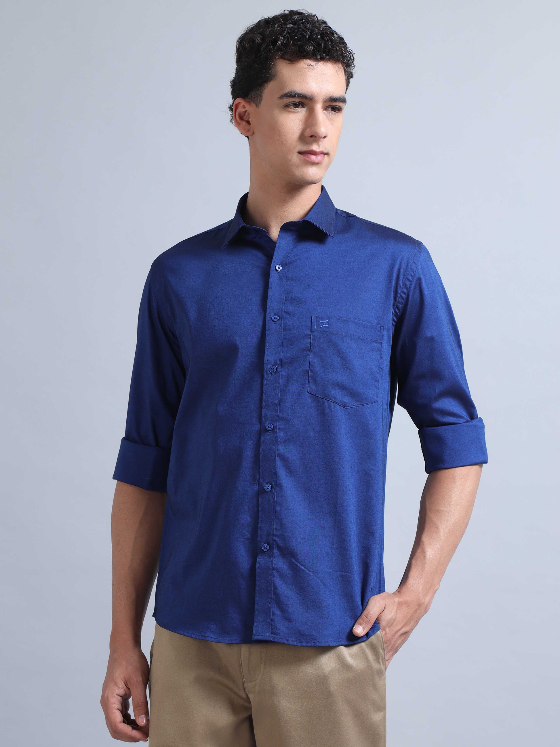 Royal Blue Shirt for Men 