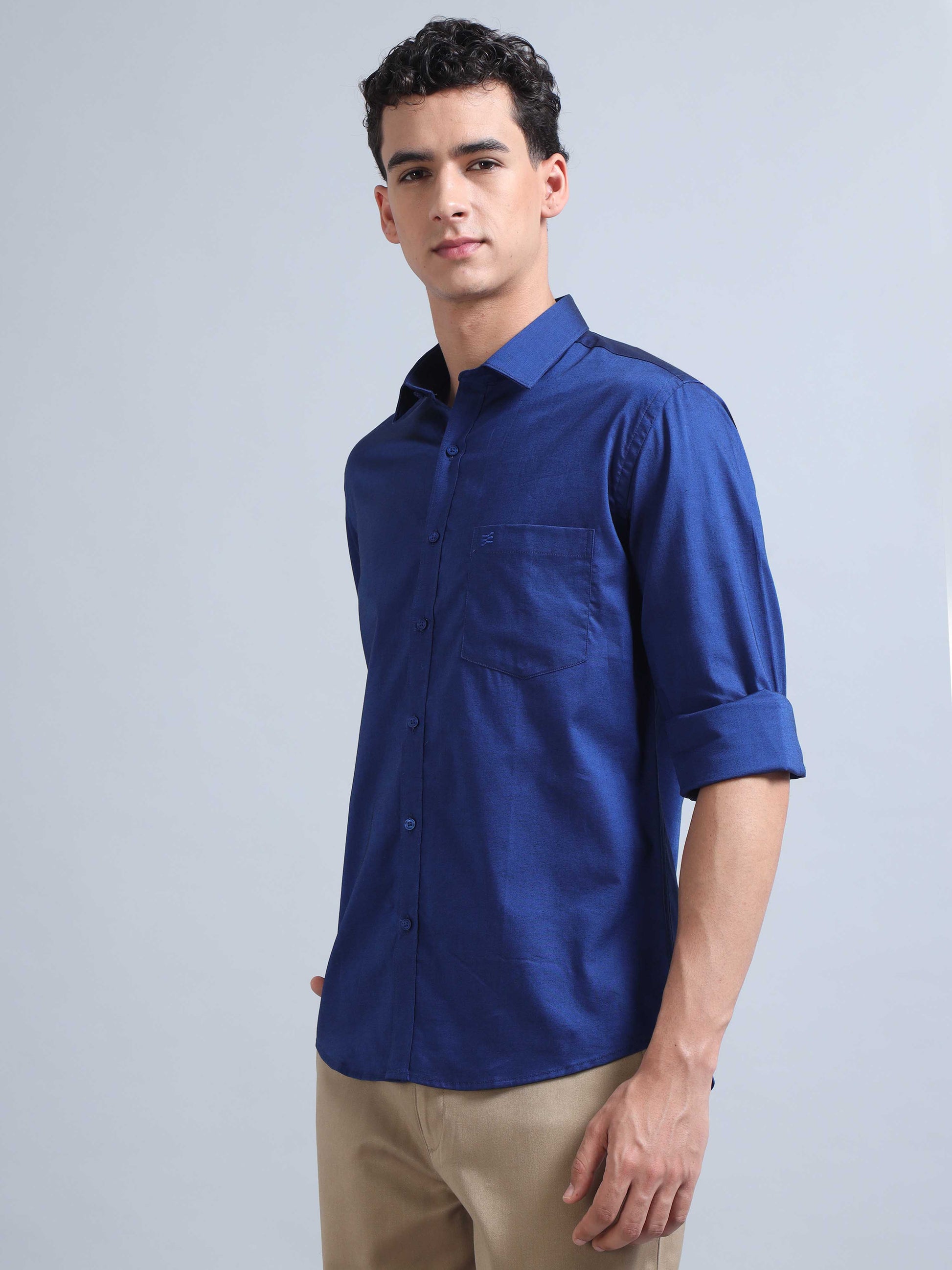 Royal Blue Shirt for Men 