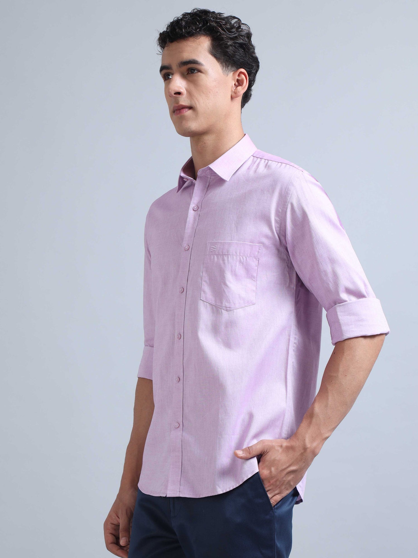 light Purple Shirt for Men 