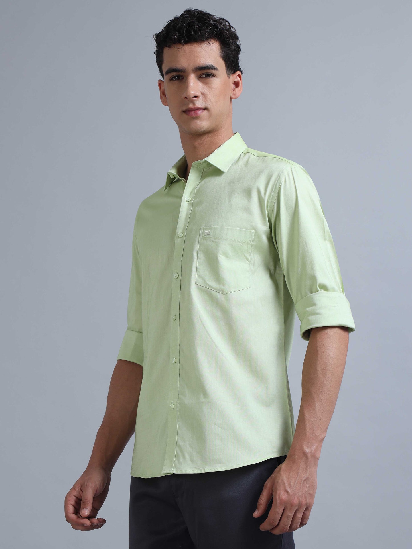 Light Green Shirt for Men 