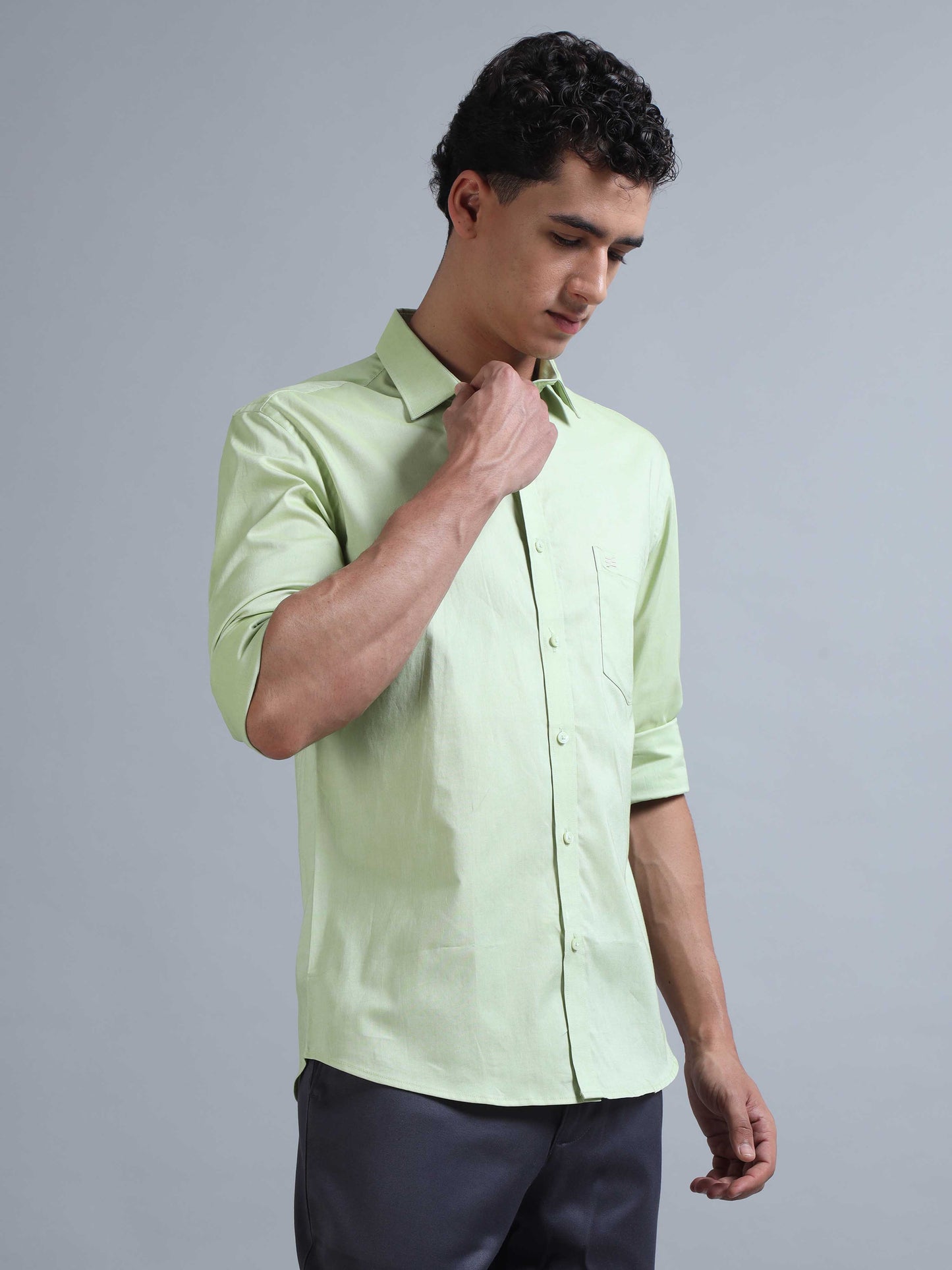 Light Green Shirt for Men 