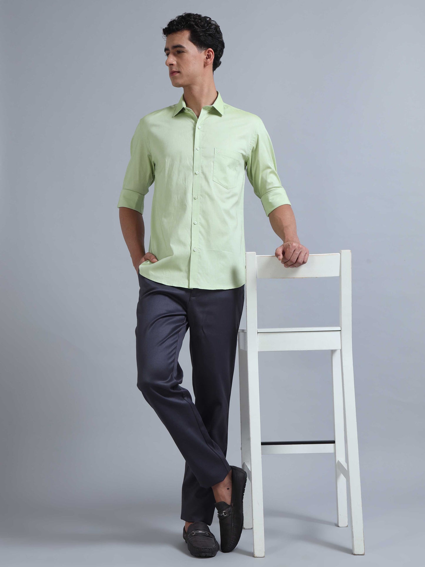 Light Green Shirt for Men 