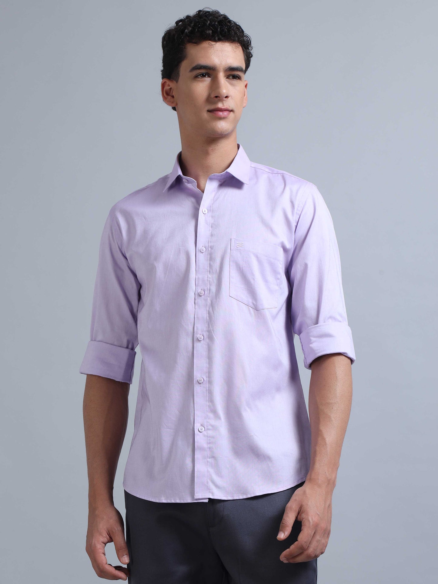 Lavender Shirt for Men 