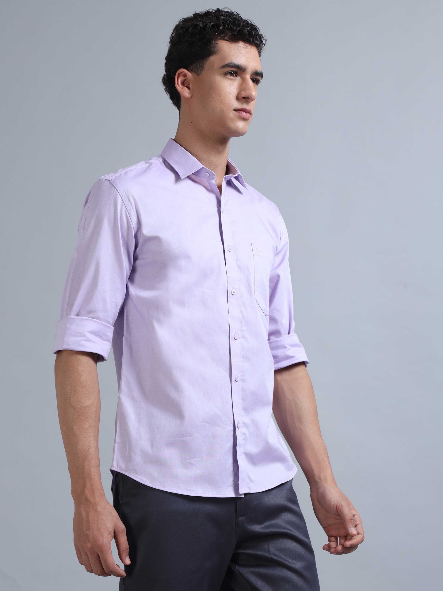 Lavender Shirt for Men 