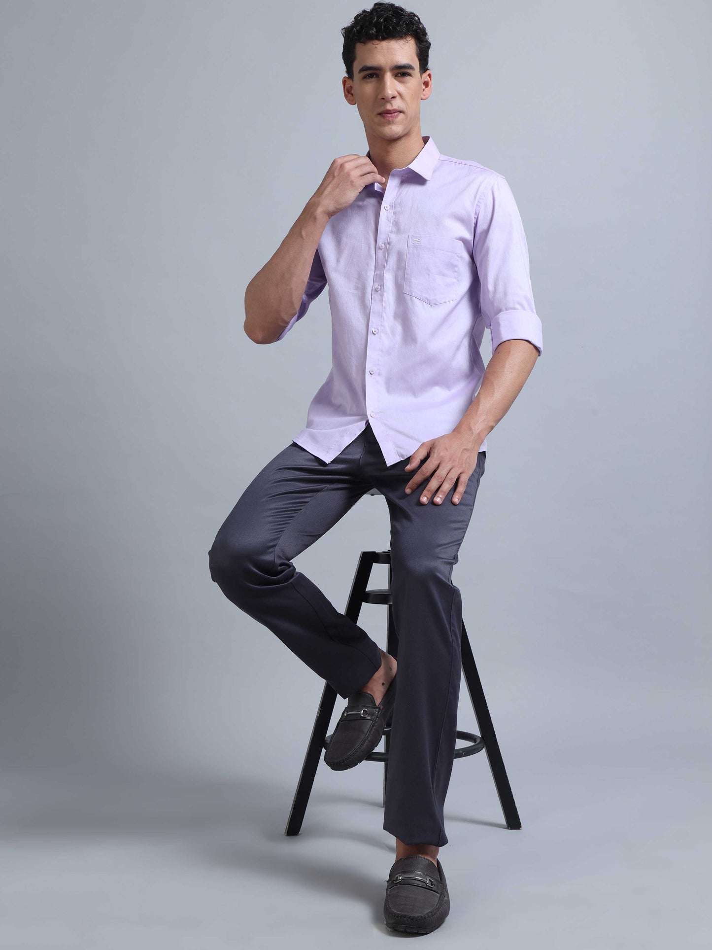 Lavender Shirt for Men 