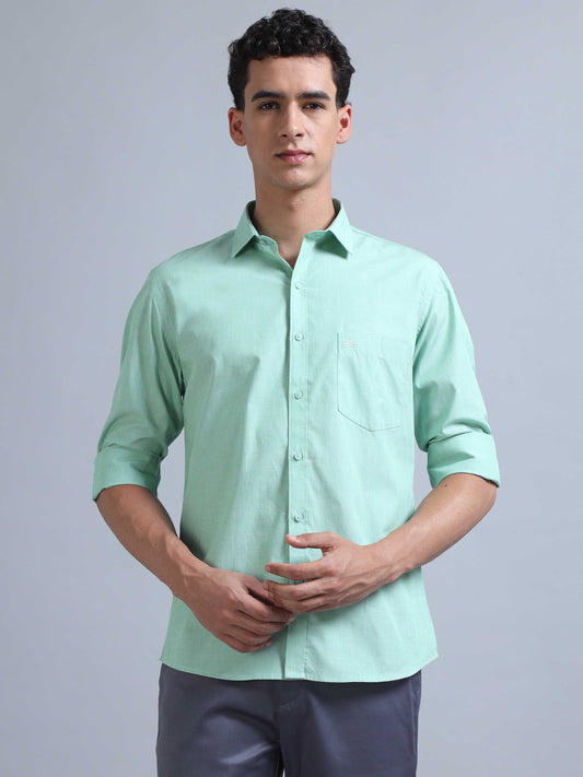 Turquoise Green Shirt 